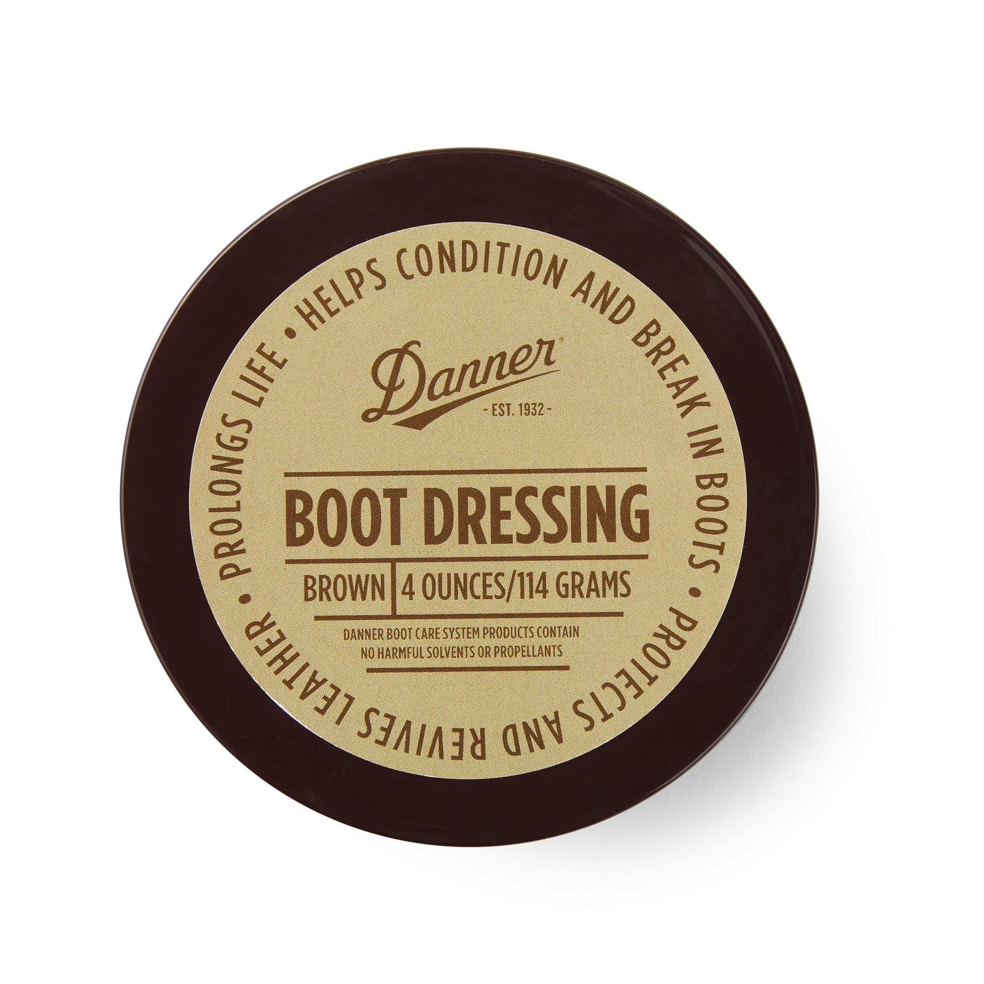 Boot Dressing 4 Ounces - Brown