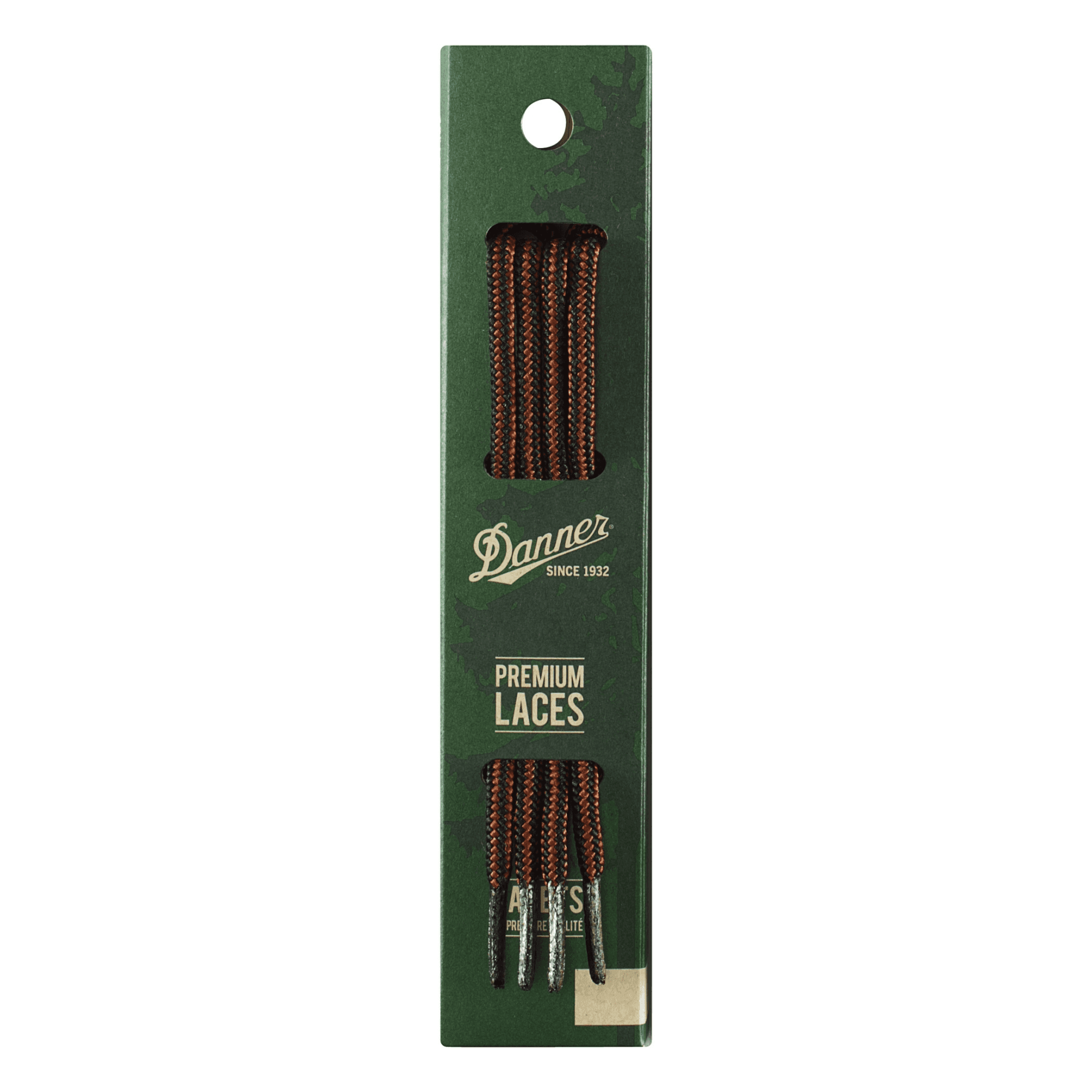 72" Premium Laces - Black/Tan