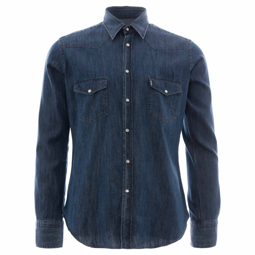 Antoine Western Shirt - Super Premium Denim