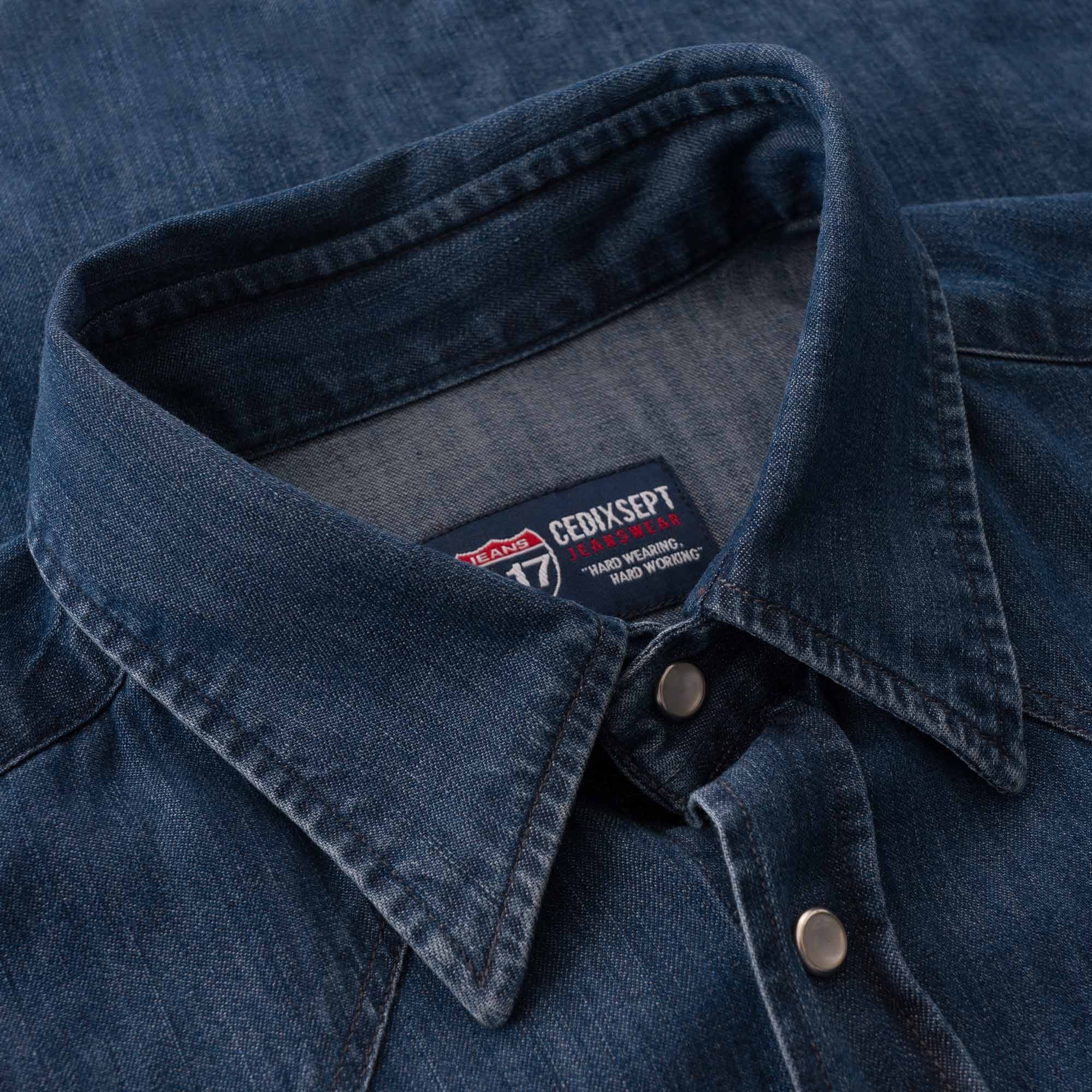 Antoine Western Shirt - Super Premium Denim