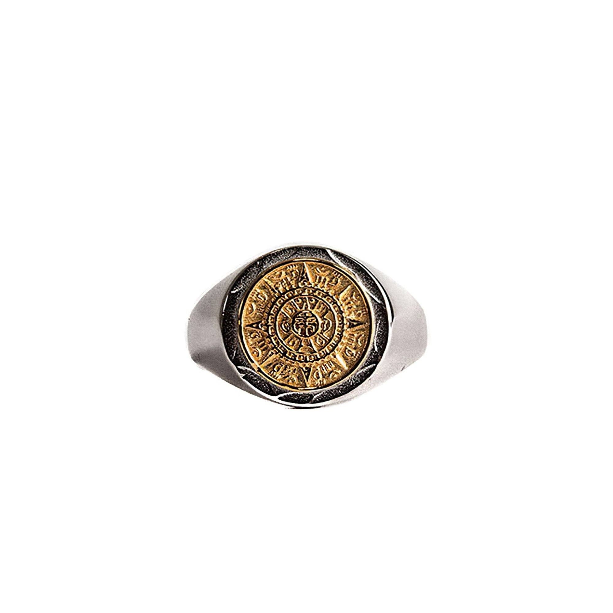 Silver Compass Ring - Silver