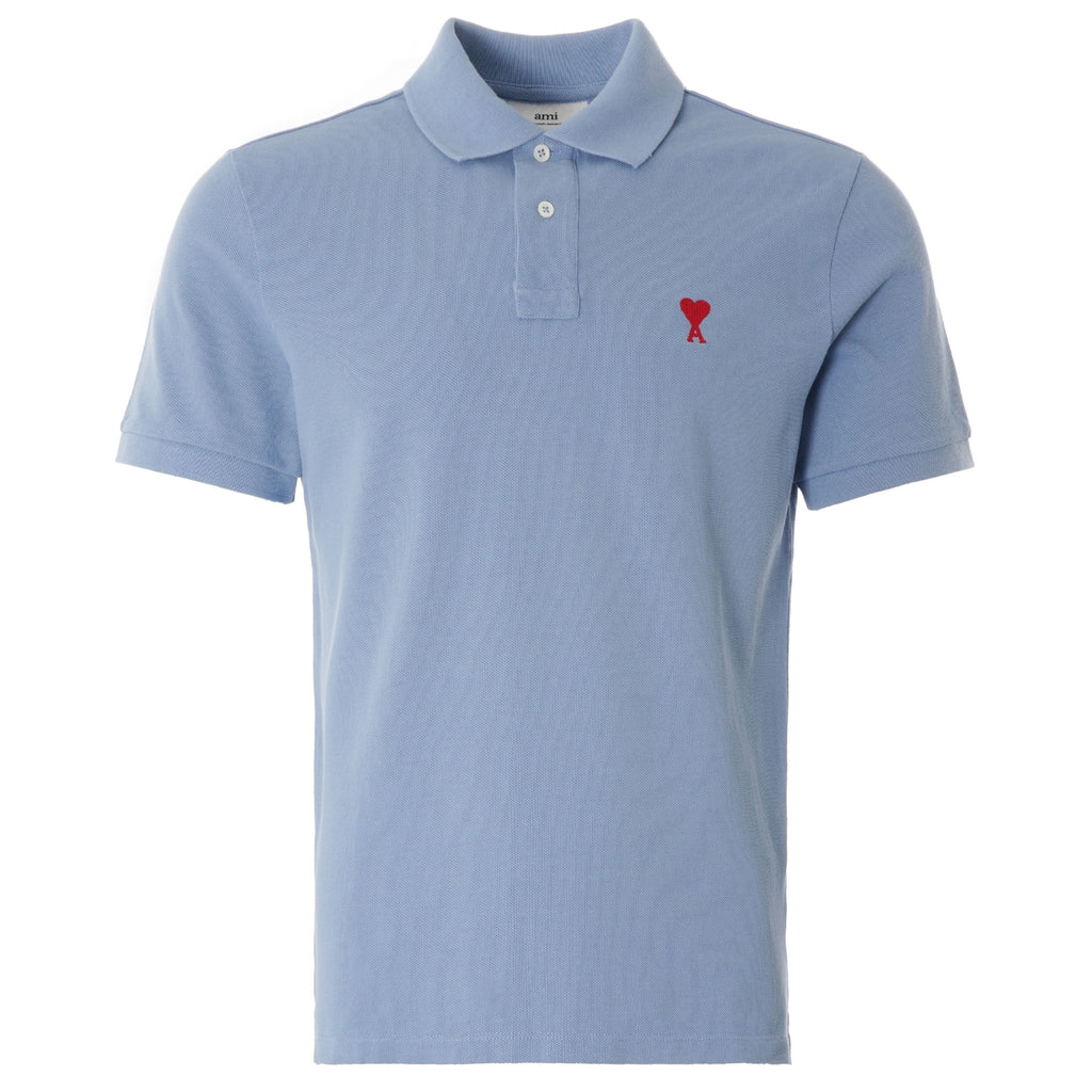 Ami De Coeur Polo Shirt - Light Blue