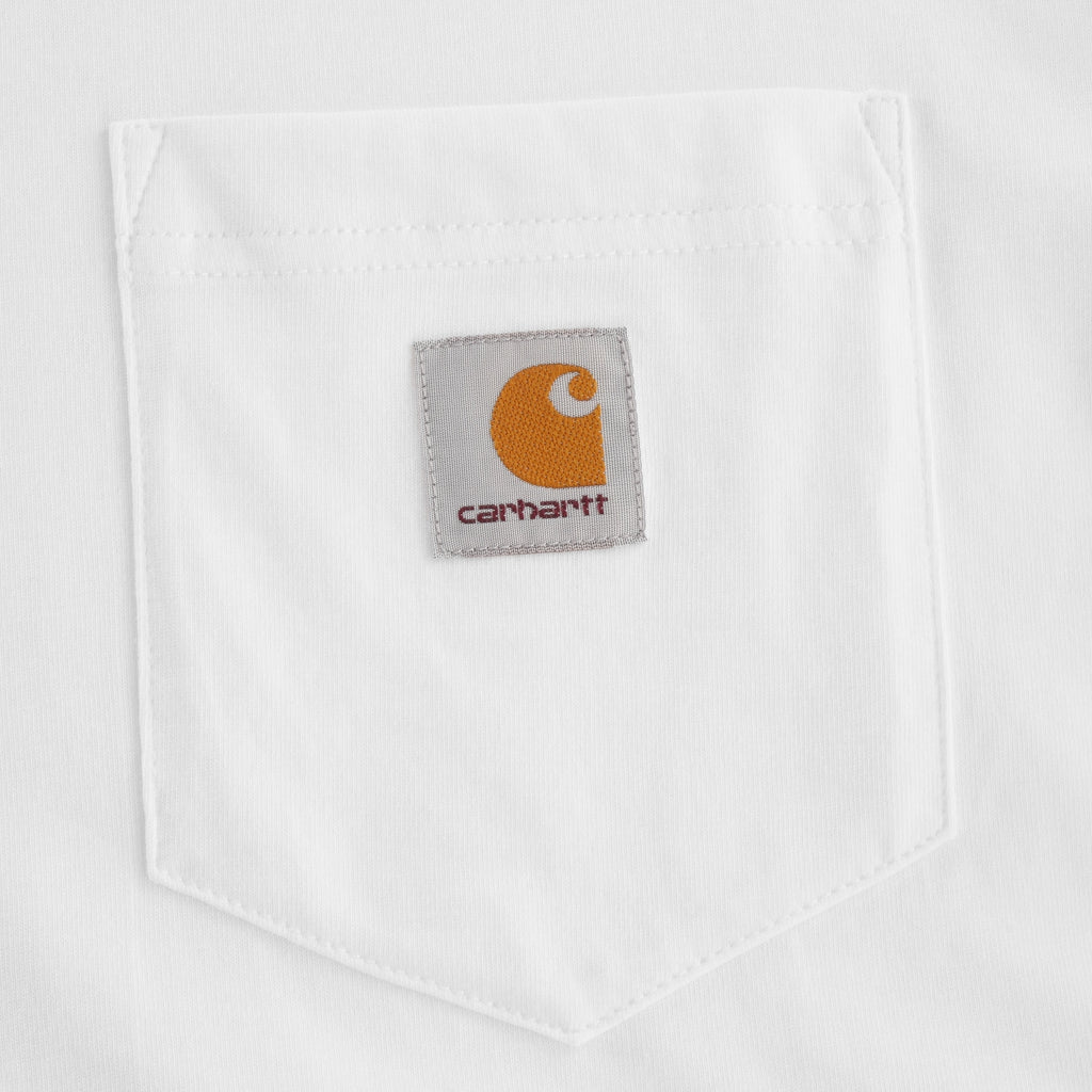 Pocket Tee L/S - White