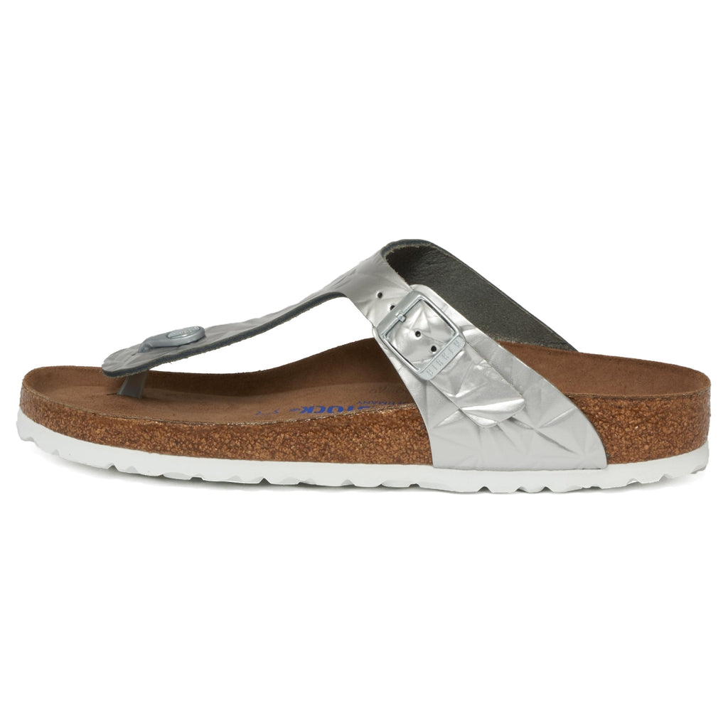 Birkenstock Womens Gizeh Sandals - Silver