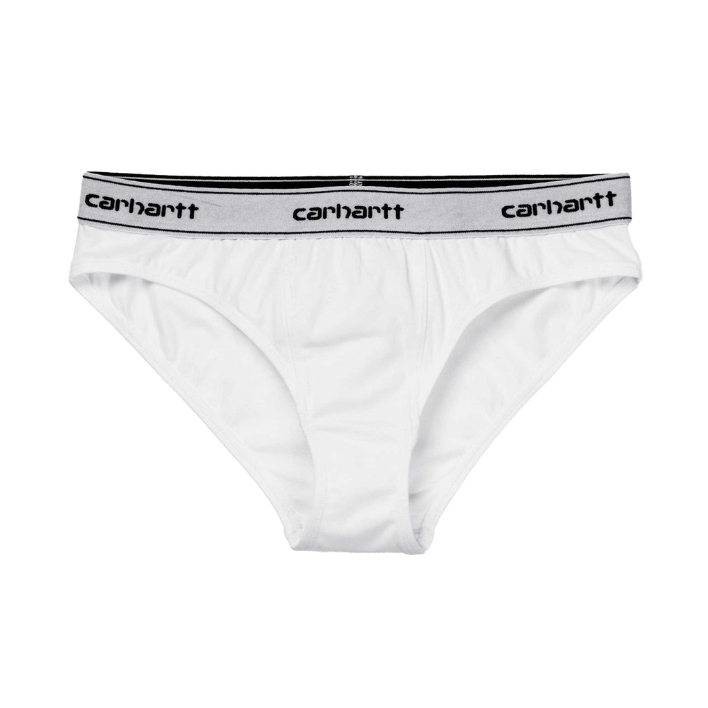 Womens Script Brief - White/Black