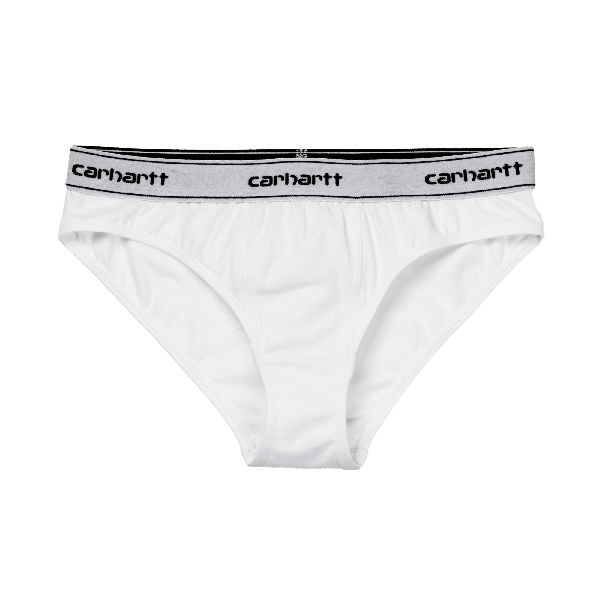 Womens Script Brief - White/Black