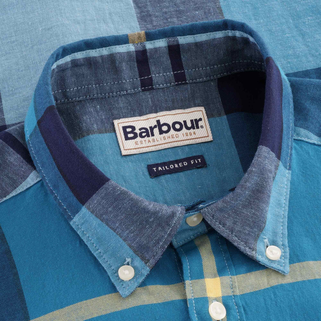 Douglas Short Sleeve Shirt - Aqua