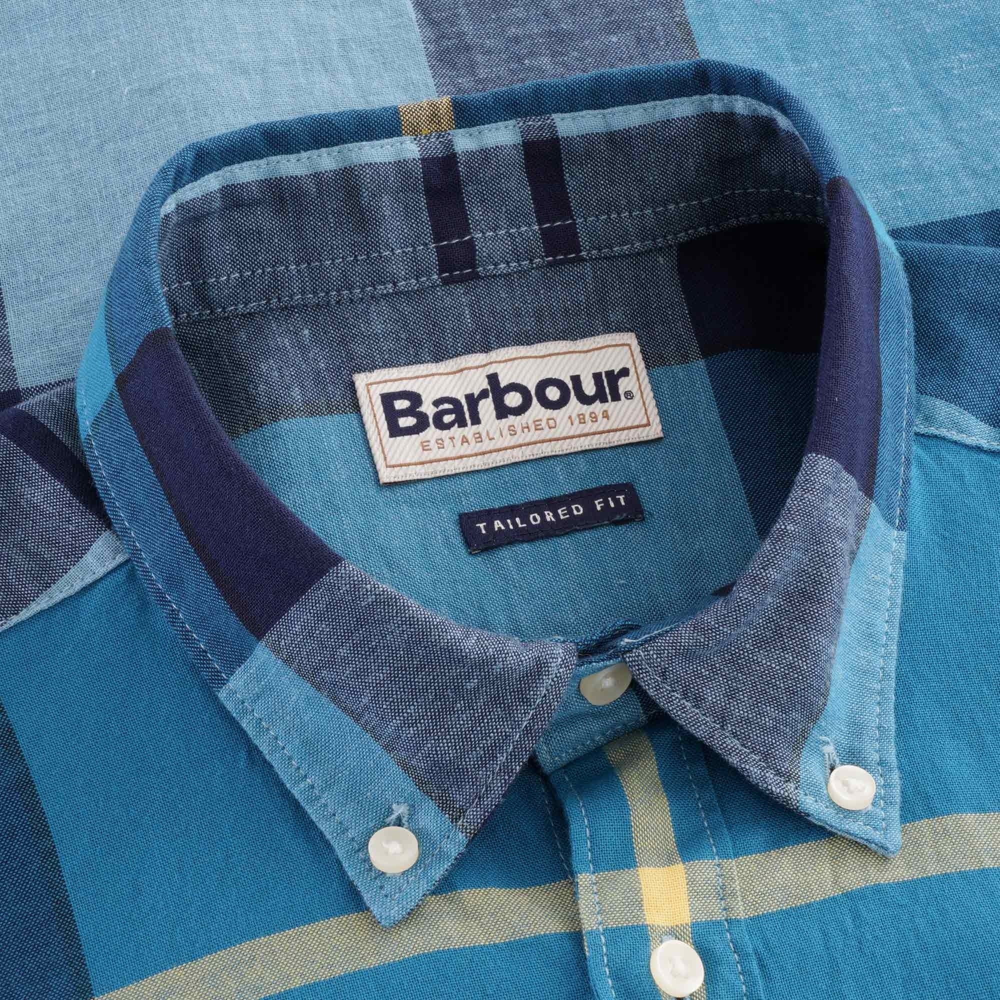 Douglas Short Sleeve Shirt - Aqua