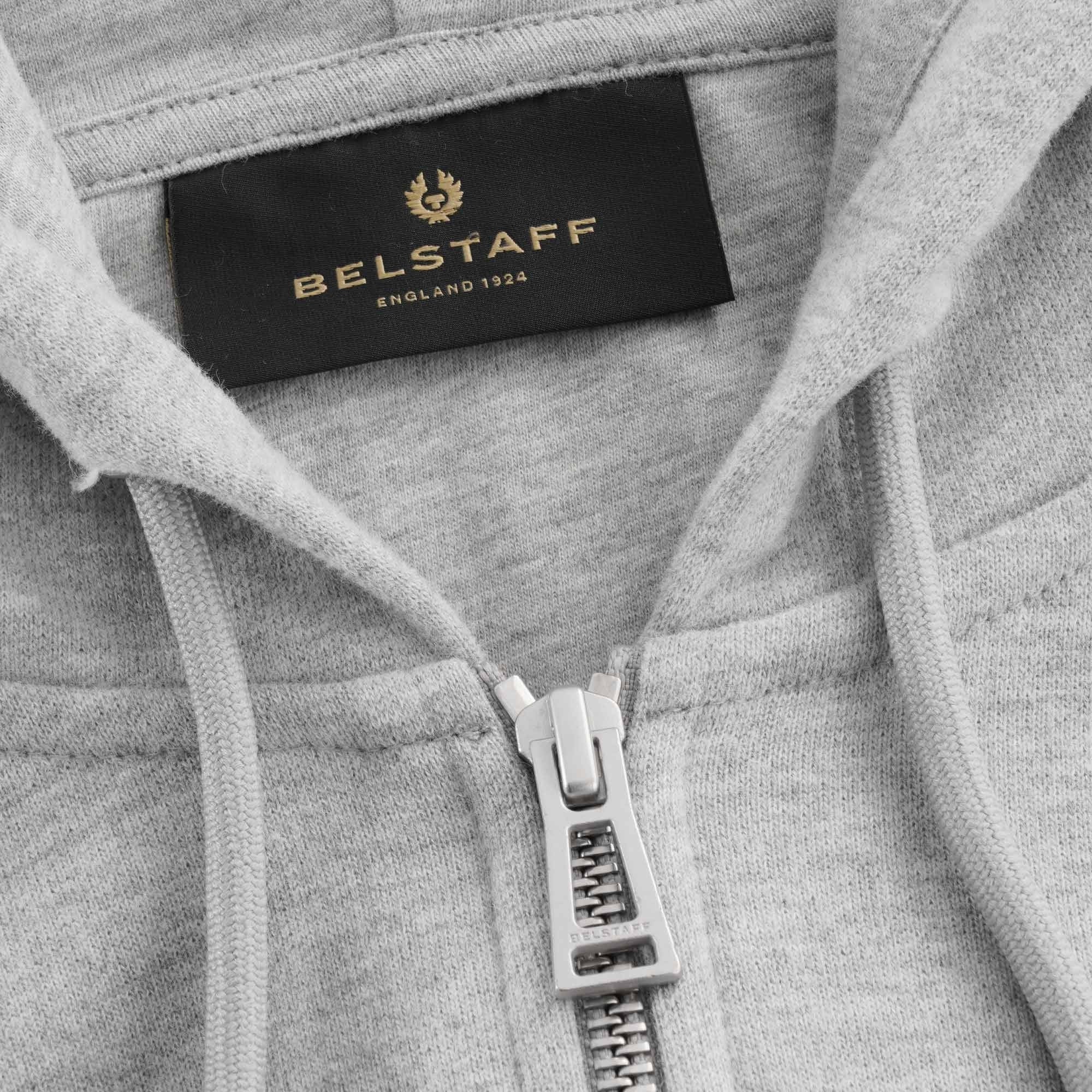 Zip Hoodie - Grey Melange