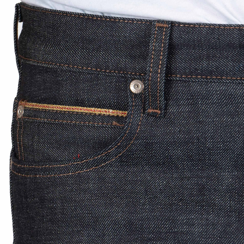 Easy Guy Chinese New Year Metal Ox Selvedge Denim Jeans - Indigo