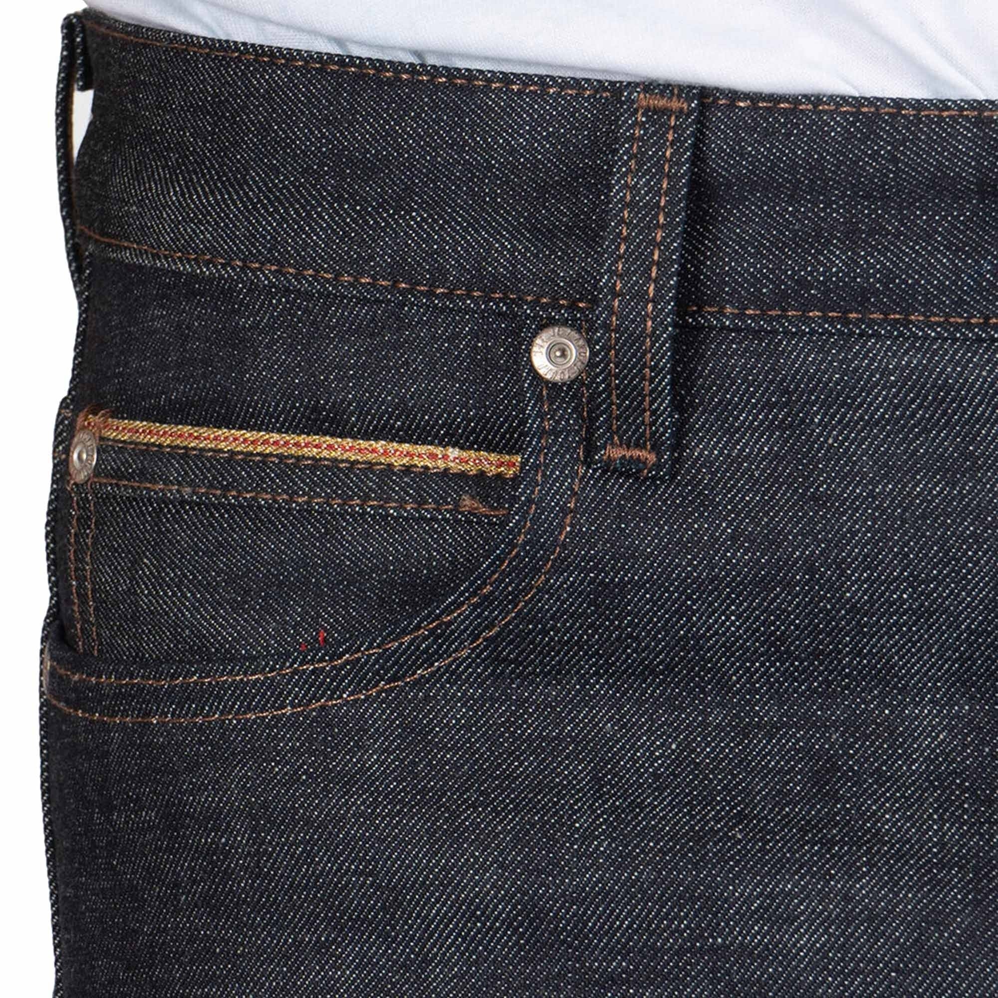 Easy Guy Chinese New Year Metal Ox Selvedge Denim Jeans - Indigo