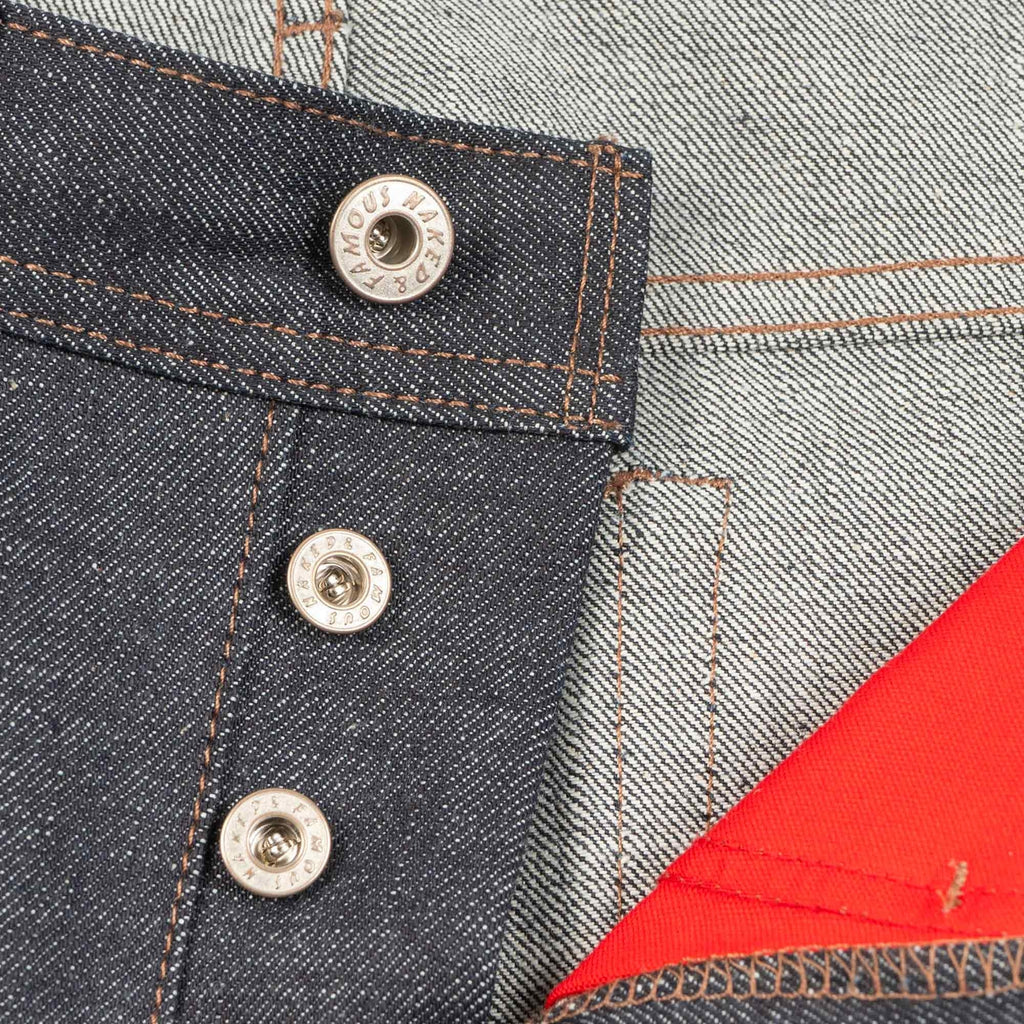 Easy Guy Chinese New Year Metal Ox Selvedge Denim Jeans - Indigo