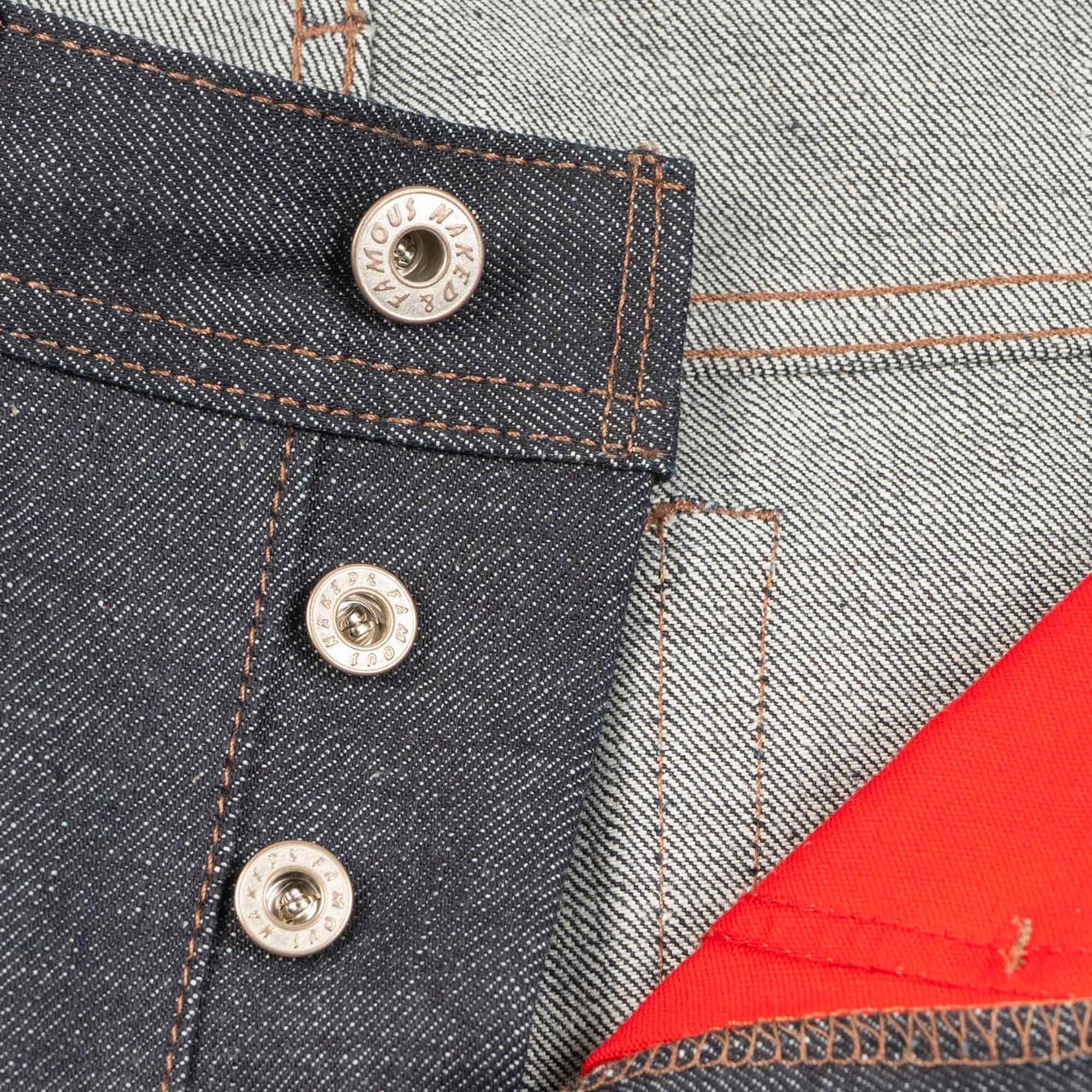 Easy Guy Chinese New Year Metal Ox Selvedge Denim Jeans - Indigo
