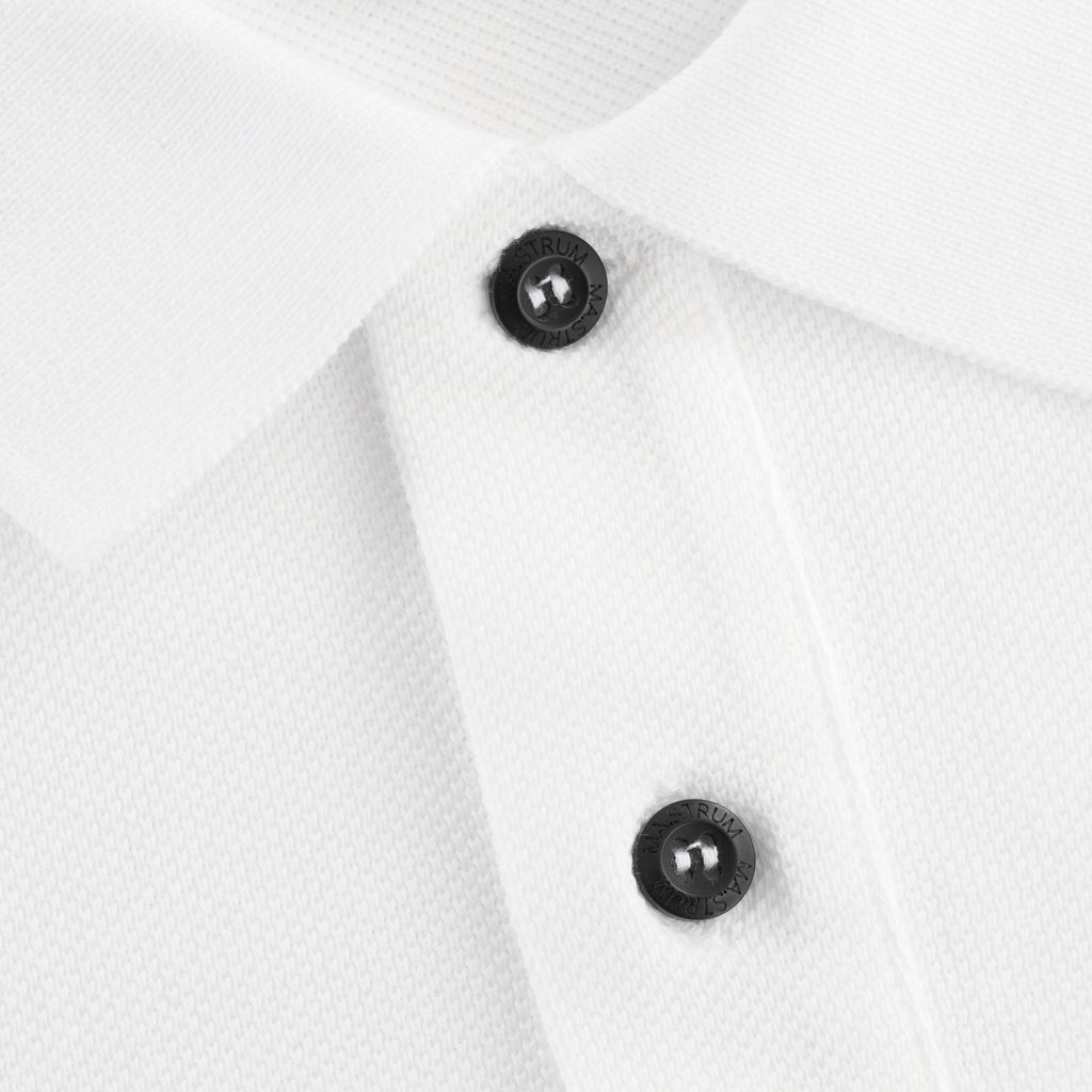 Pique Polo - Optic White