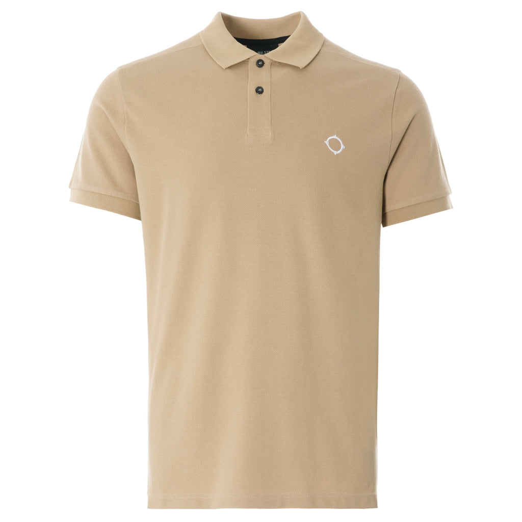 Pique Polo Shirt - Sand