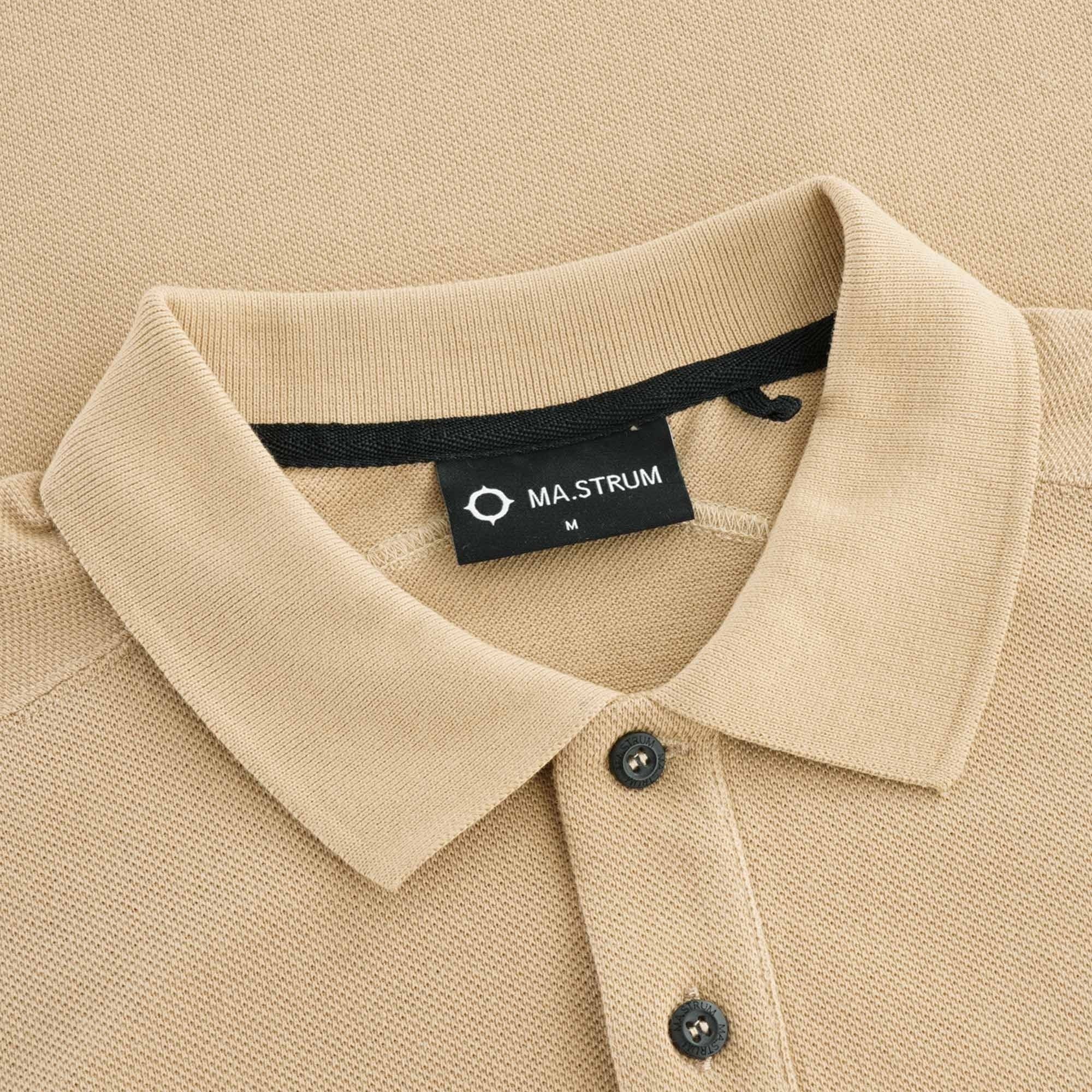 Pique Polo Shirt - Sand