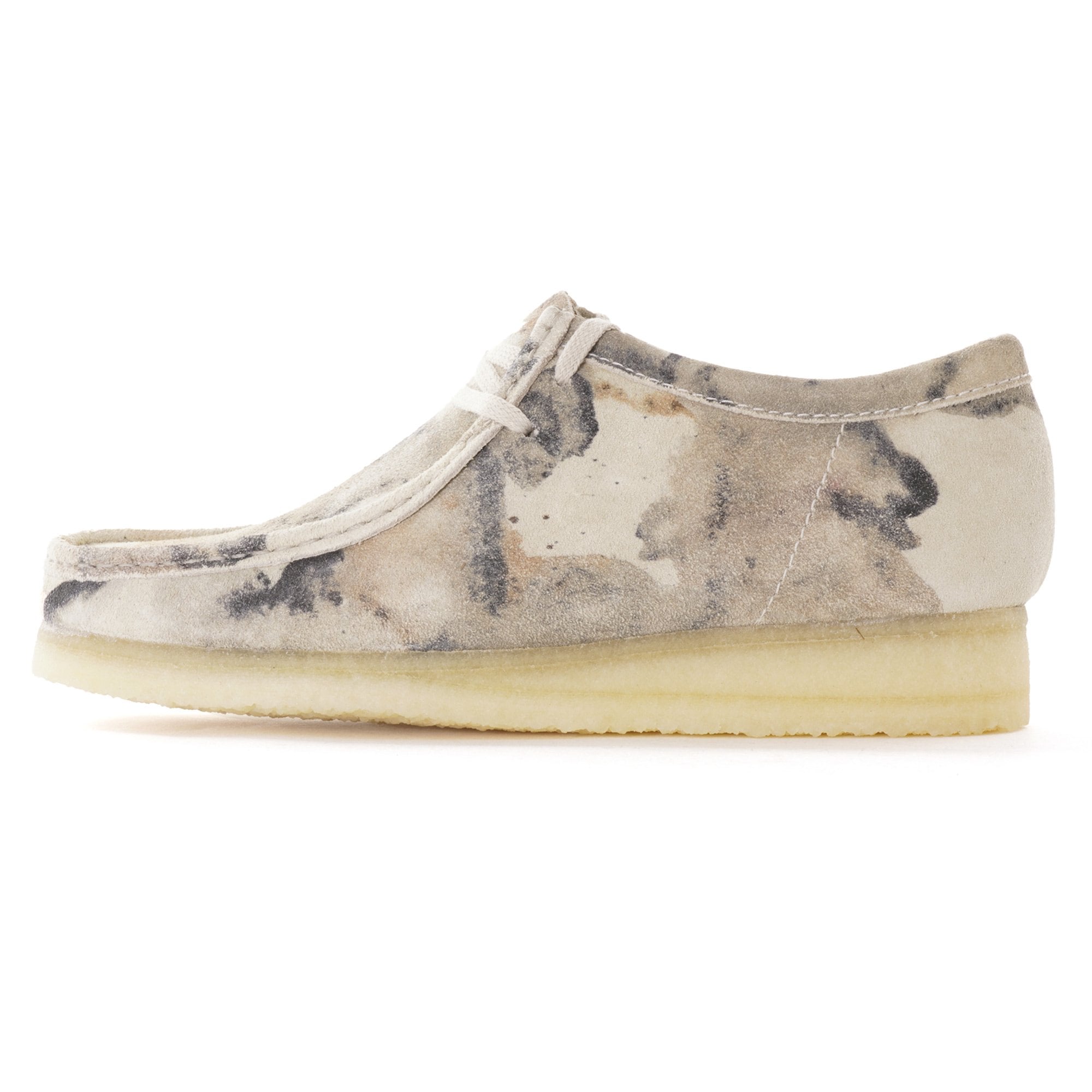Clarks Originals Wallabee - Off White Camo – Stuarts London