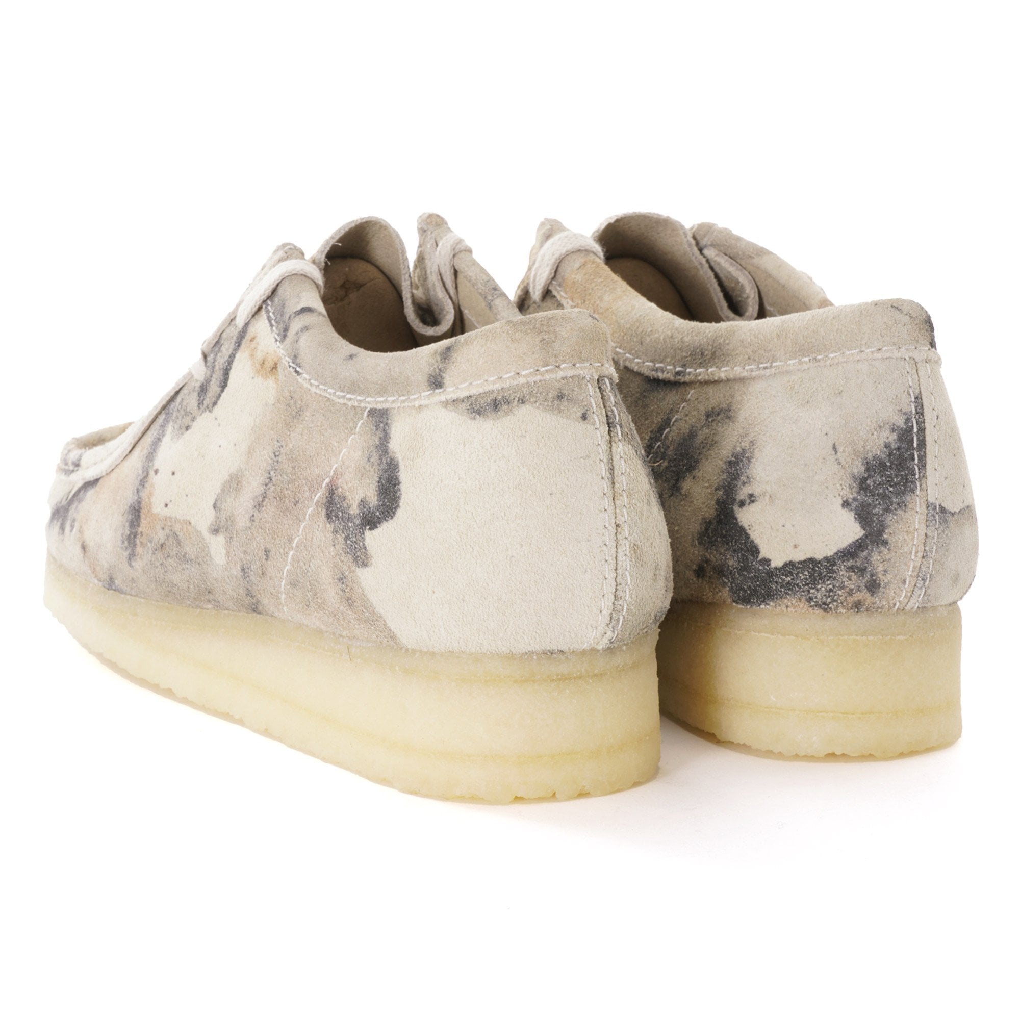 Clarks Originals Wallabee - Off White Camo – Stuarts London