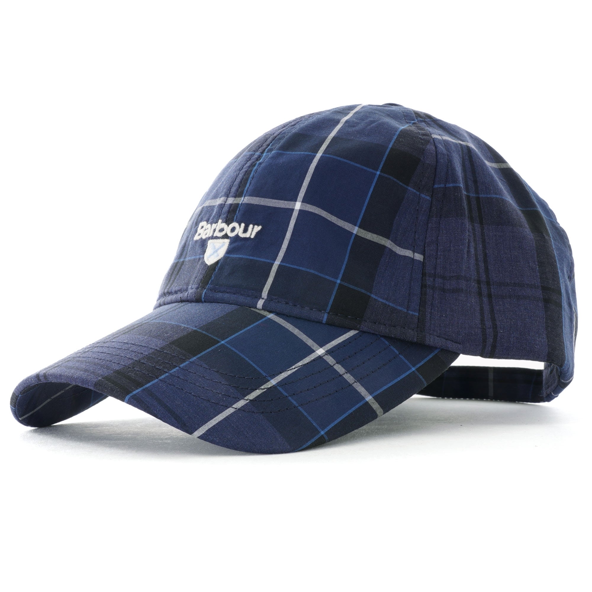Tartan Sports Cap - Navy