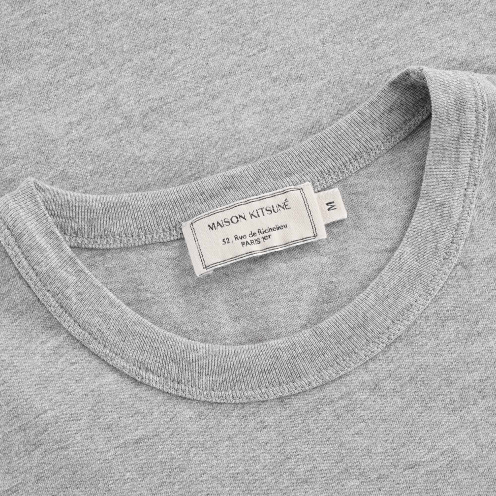 Fox Head Patch T-Shirt - Grey Melange