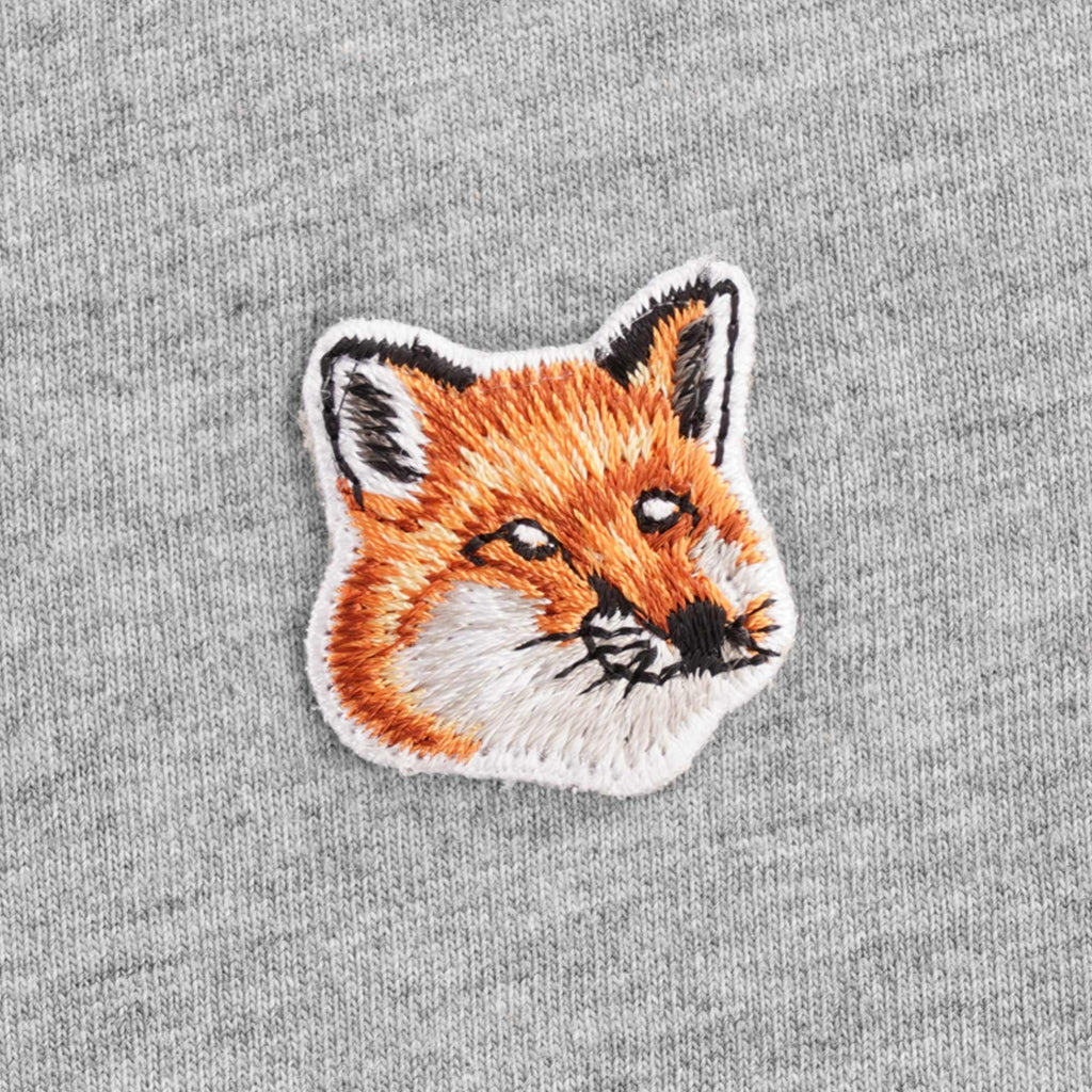 Fox Head Patch T-Shirt - Grey Melange