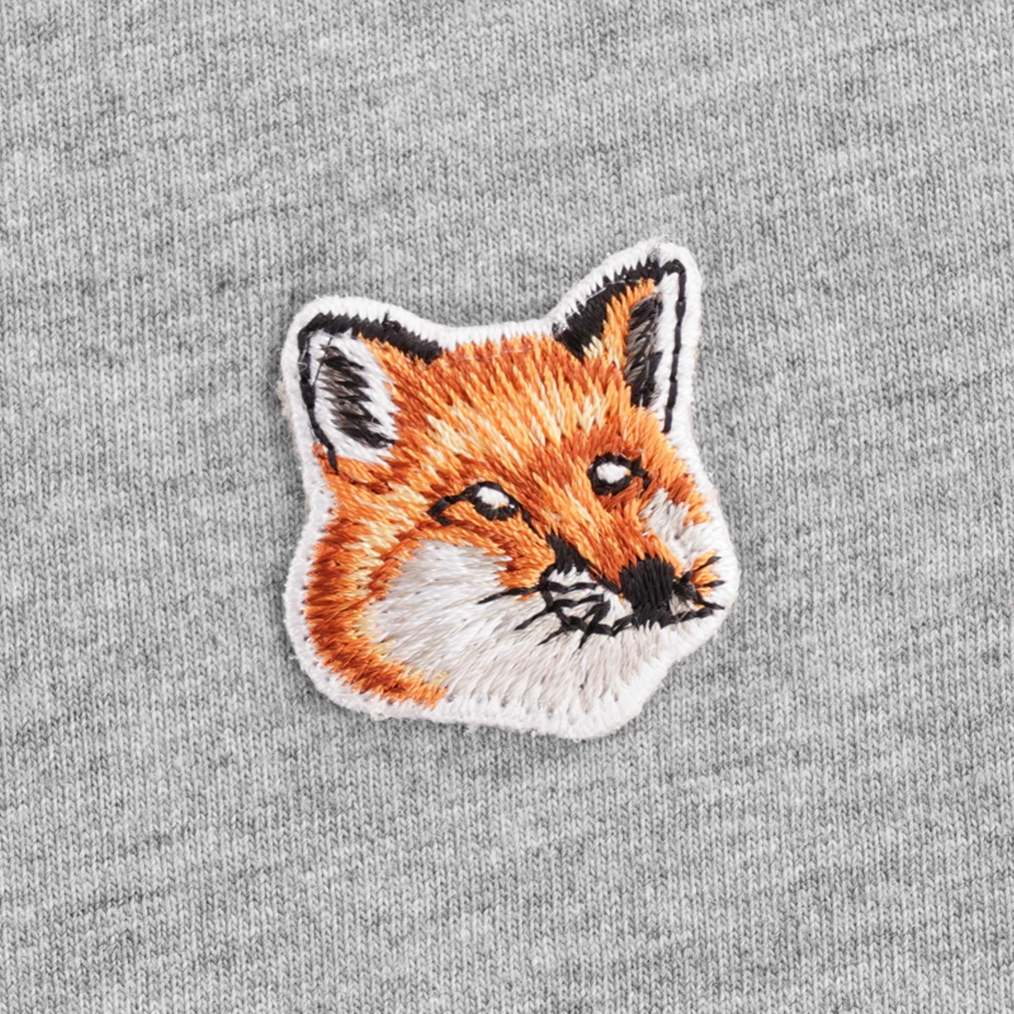 Fox Head Patch T-Shirt - Grey Melange