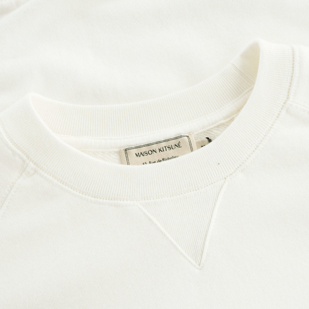 Fox Head Patch Sweatshirt - Ecru