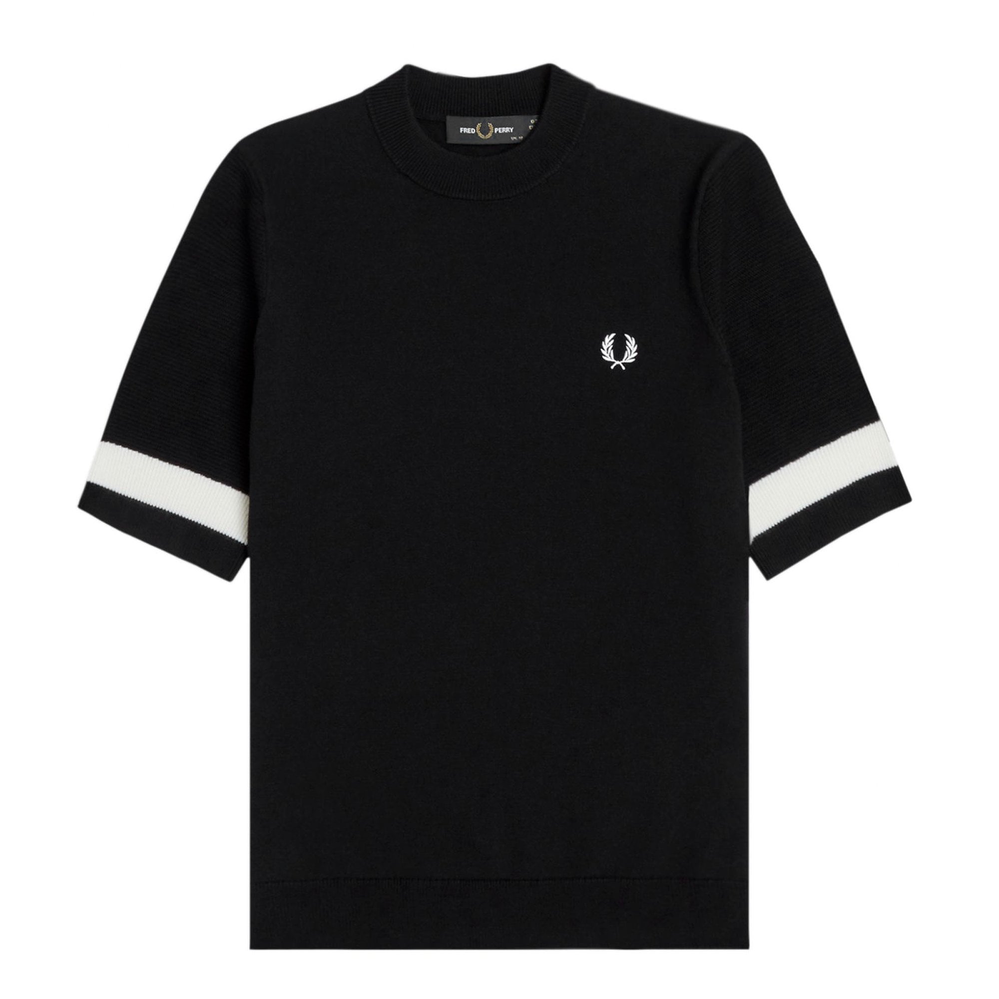Bold Tipped Jumper - Black