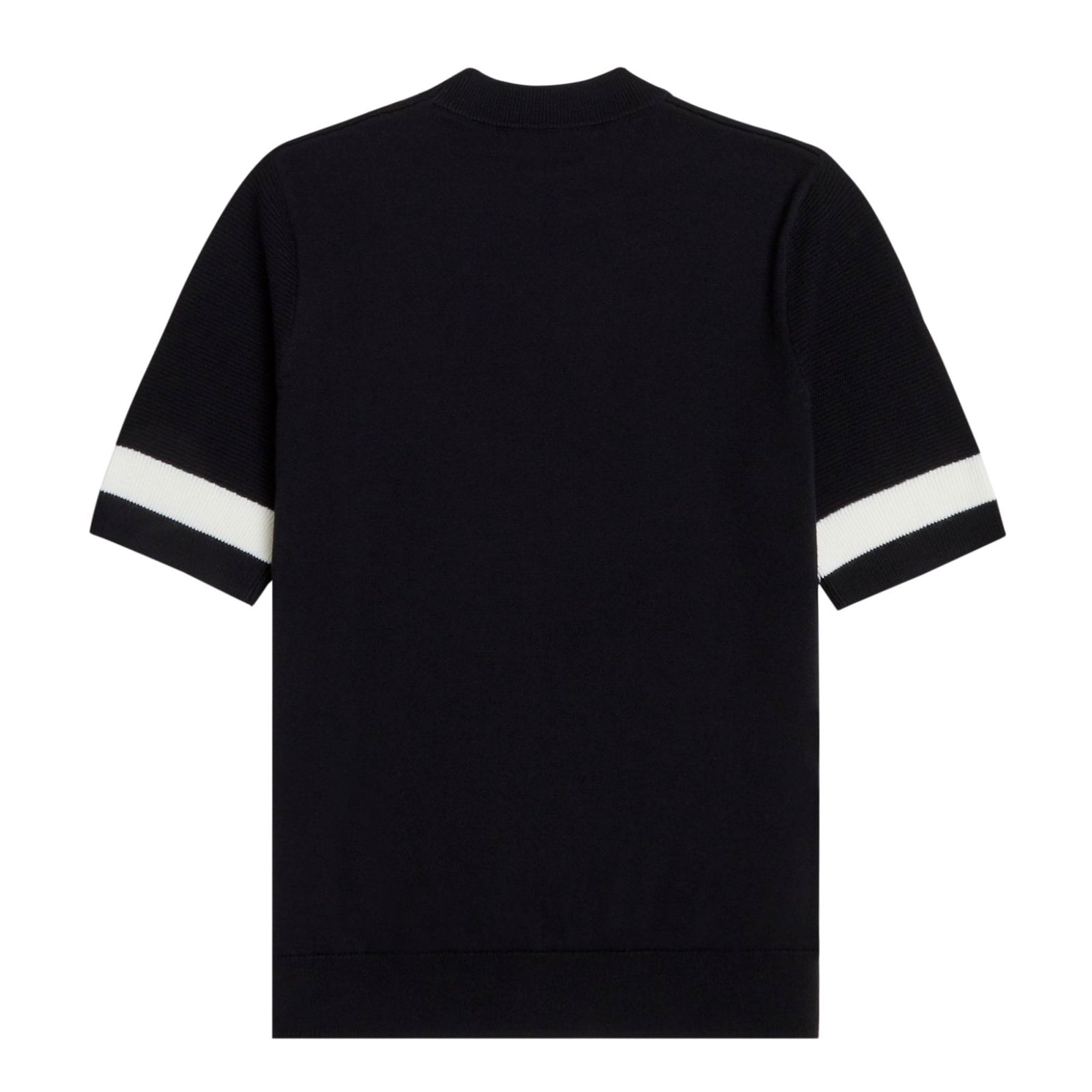 Bold Tipped Jumper - Black