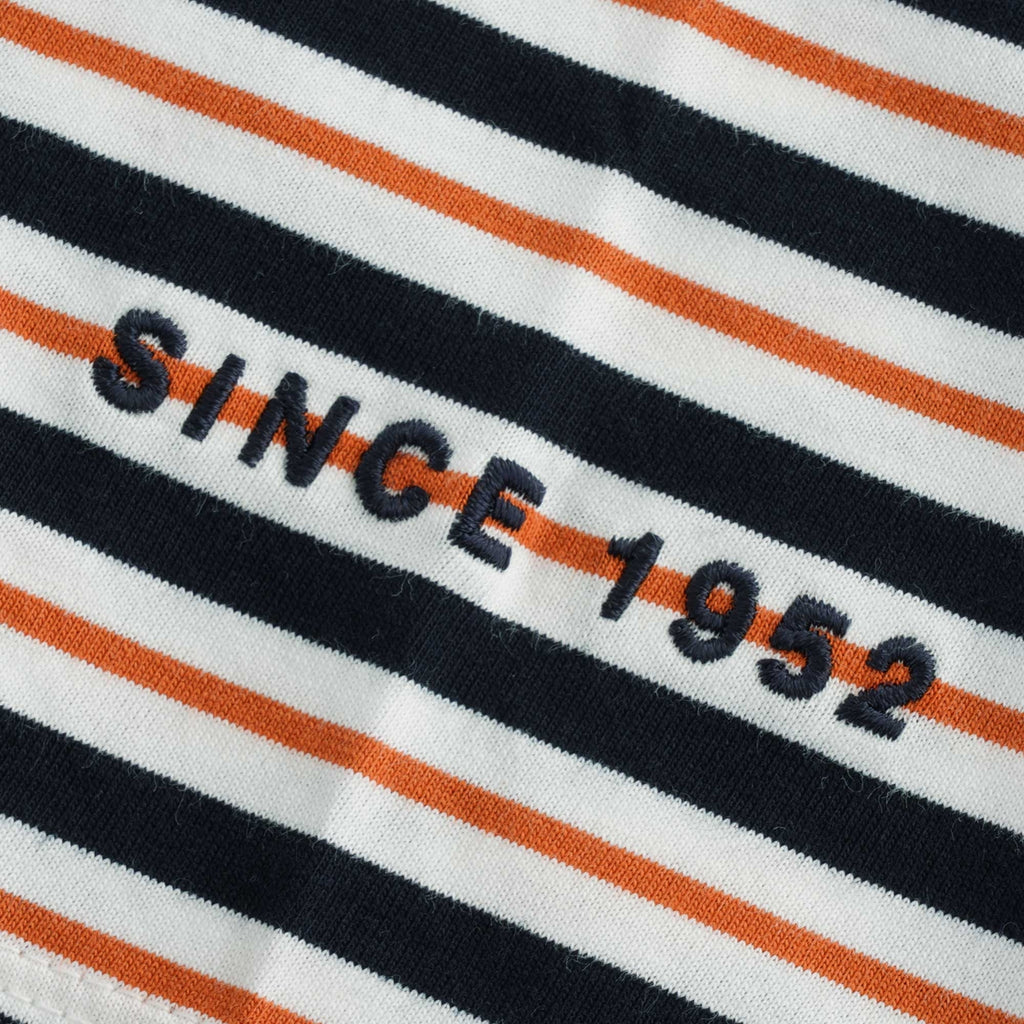 Fine Stripe T-Shirt - Snow White