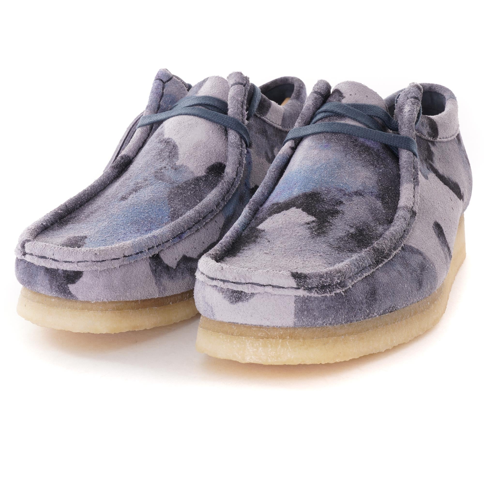 Clarks Originals Wallabee - Blue Camo – Stuarts London