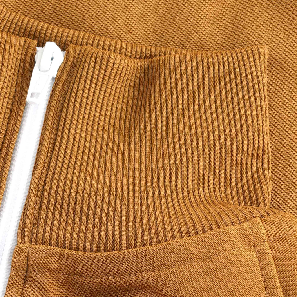 Taped Track Jacket - Dark Caramel