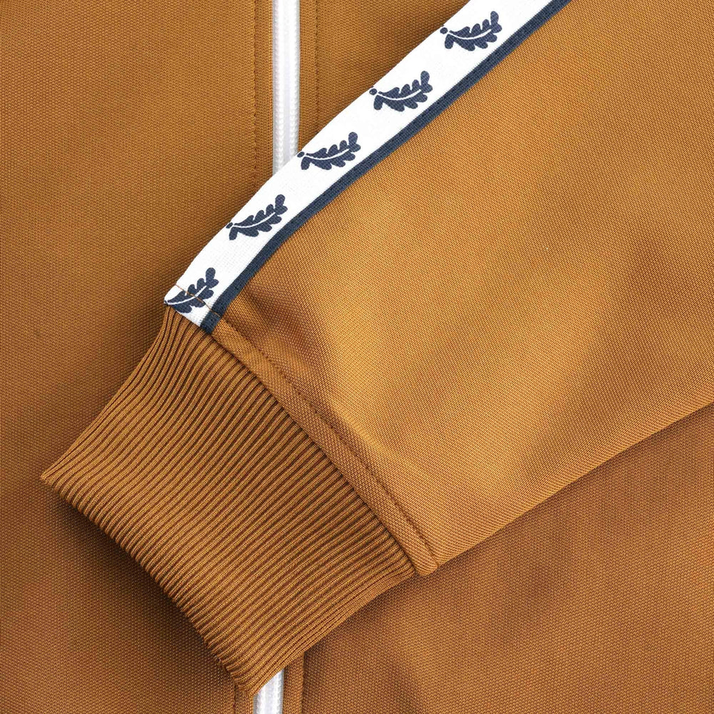 Taped Track Jacket - Dark Caramel
