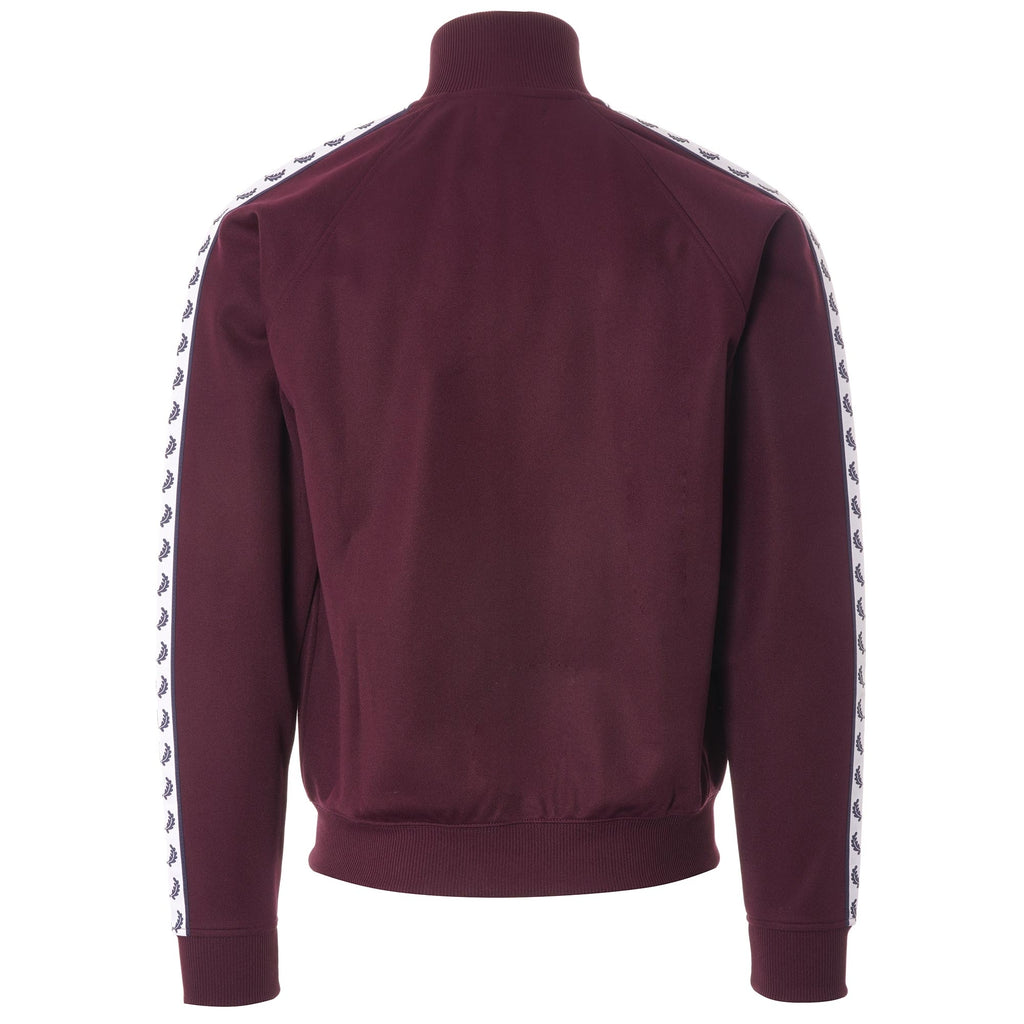 Taped Track Jacket - Mahogany