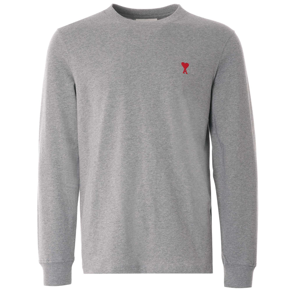 Ami De Coeur T-Shirt LS - Heather Grey