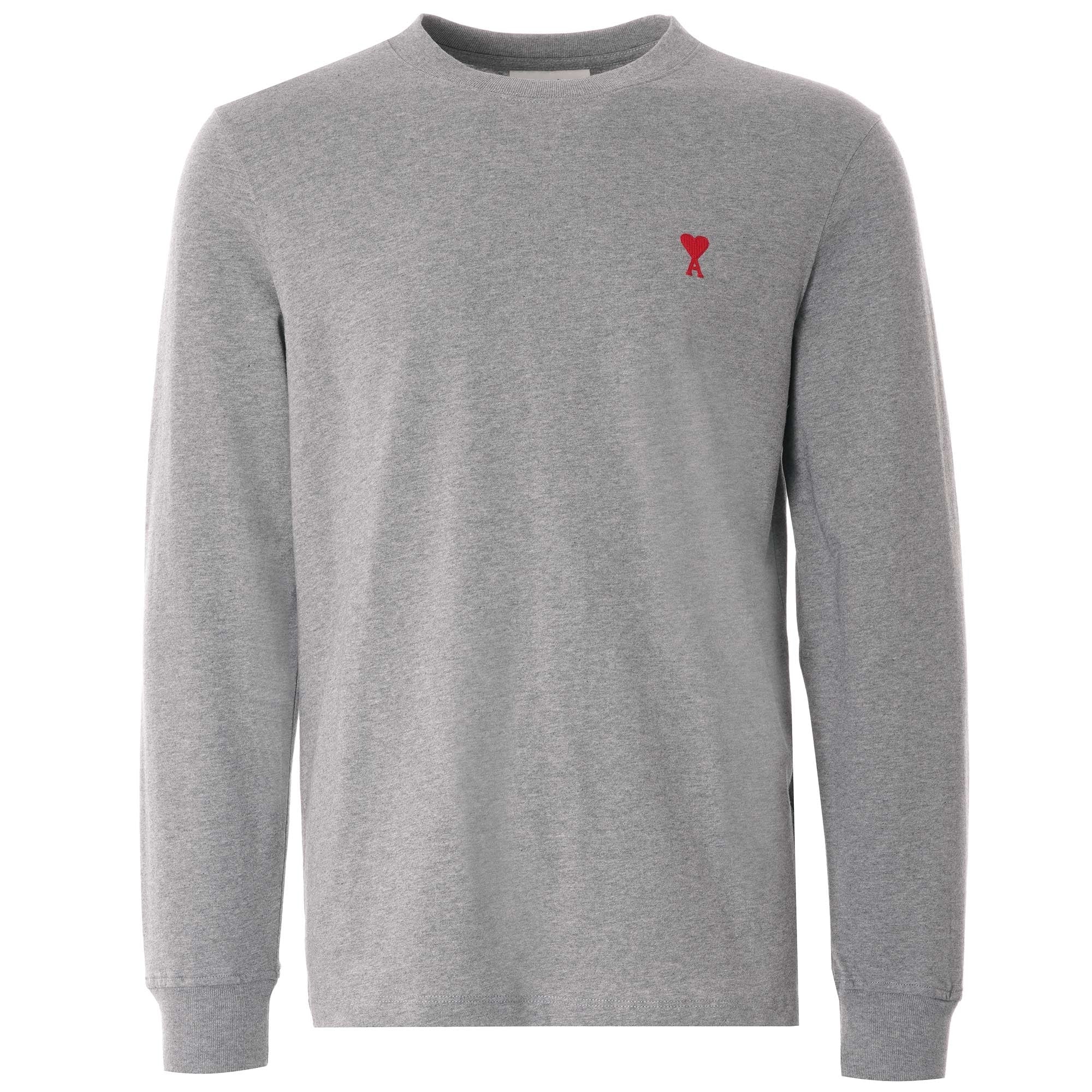 Ami De Coeur T-Shirt LS - Heather Grey