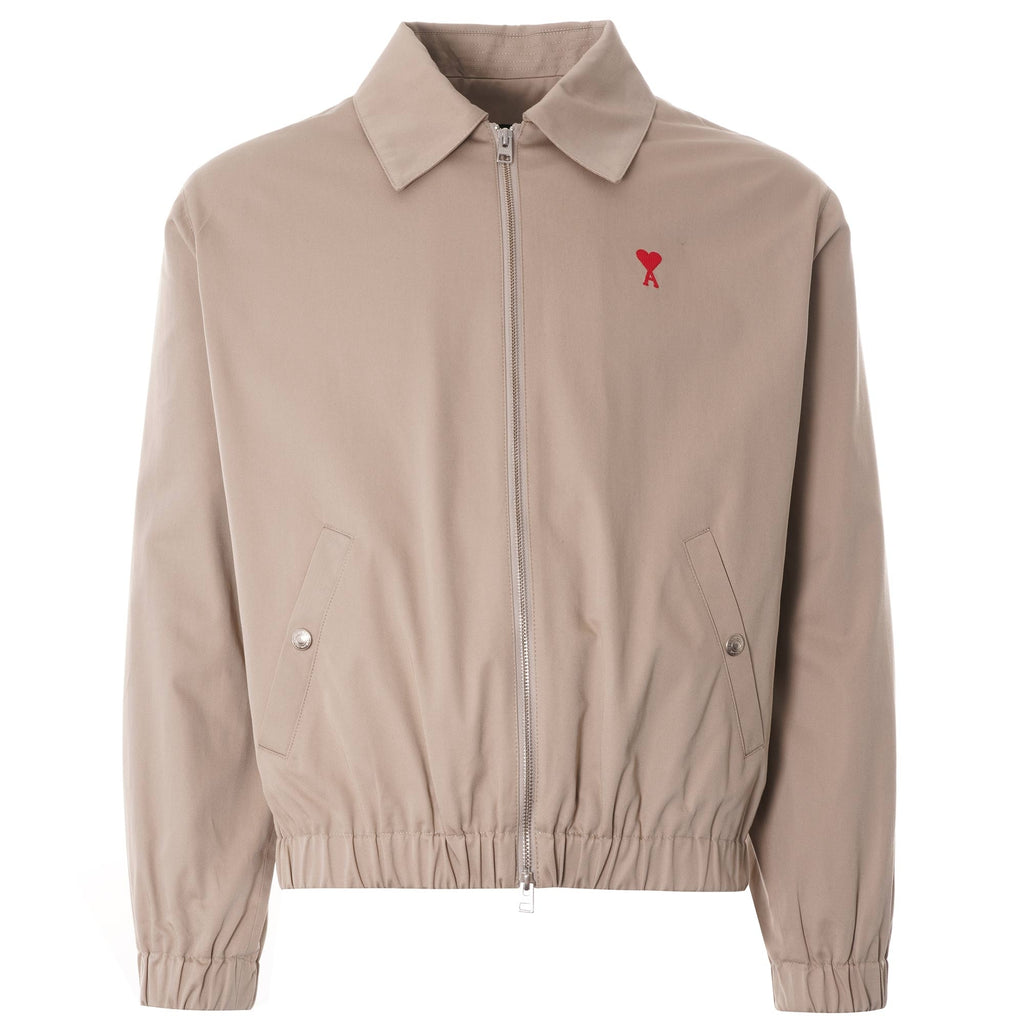 Ami De Coeur Zipped Jacket - Beige