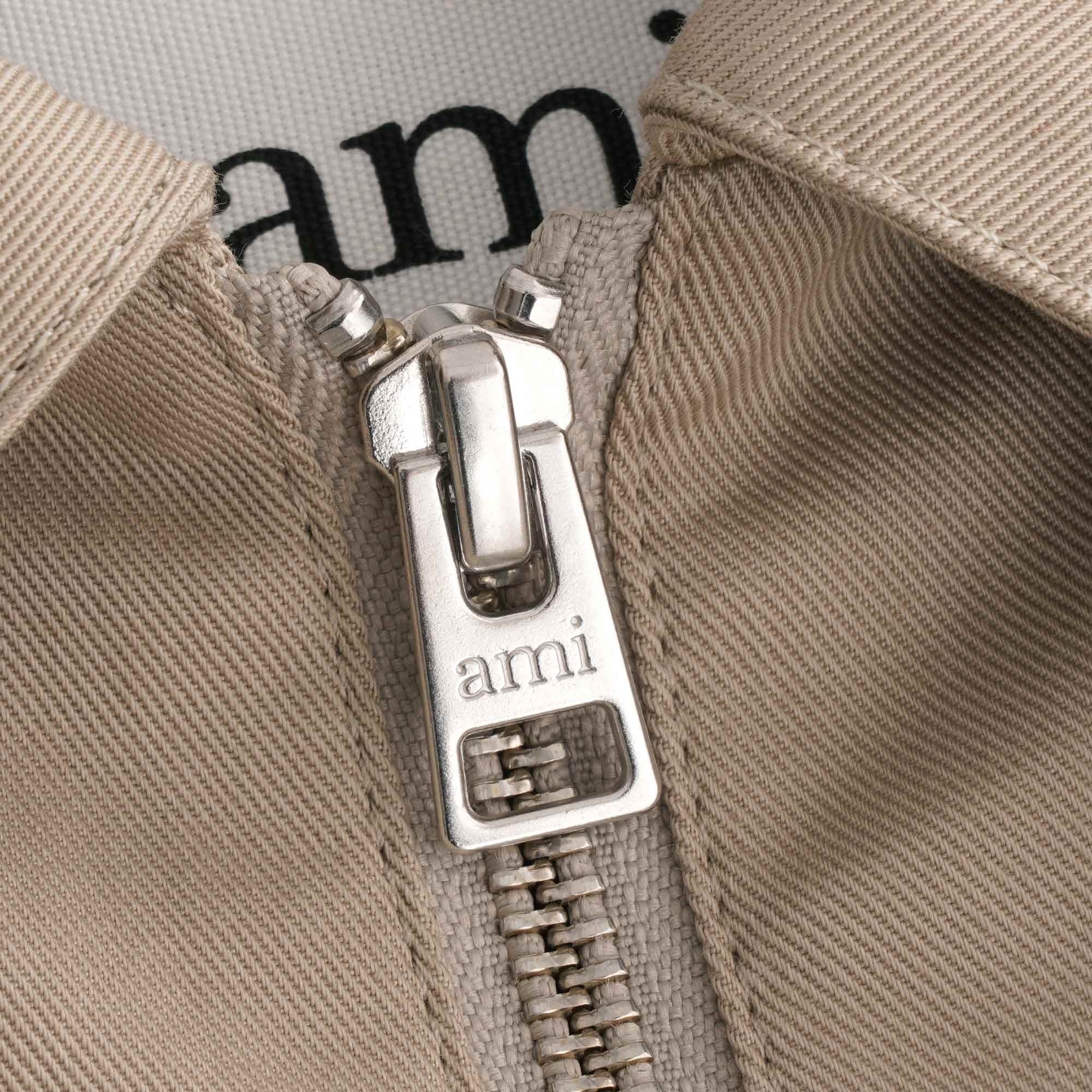 Ami De Coeur Zipped Jacket - Beige