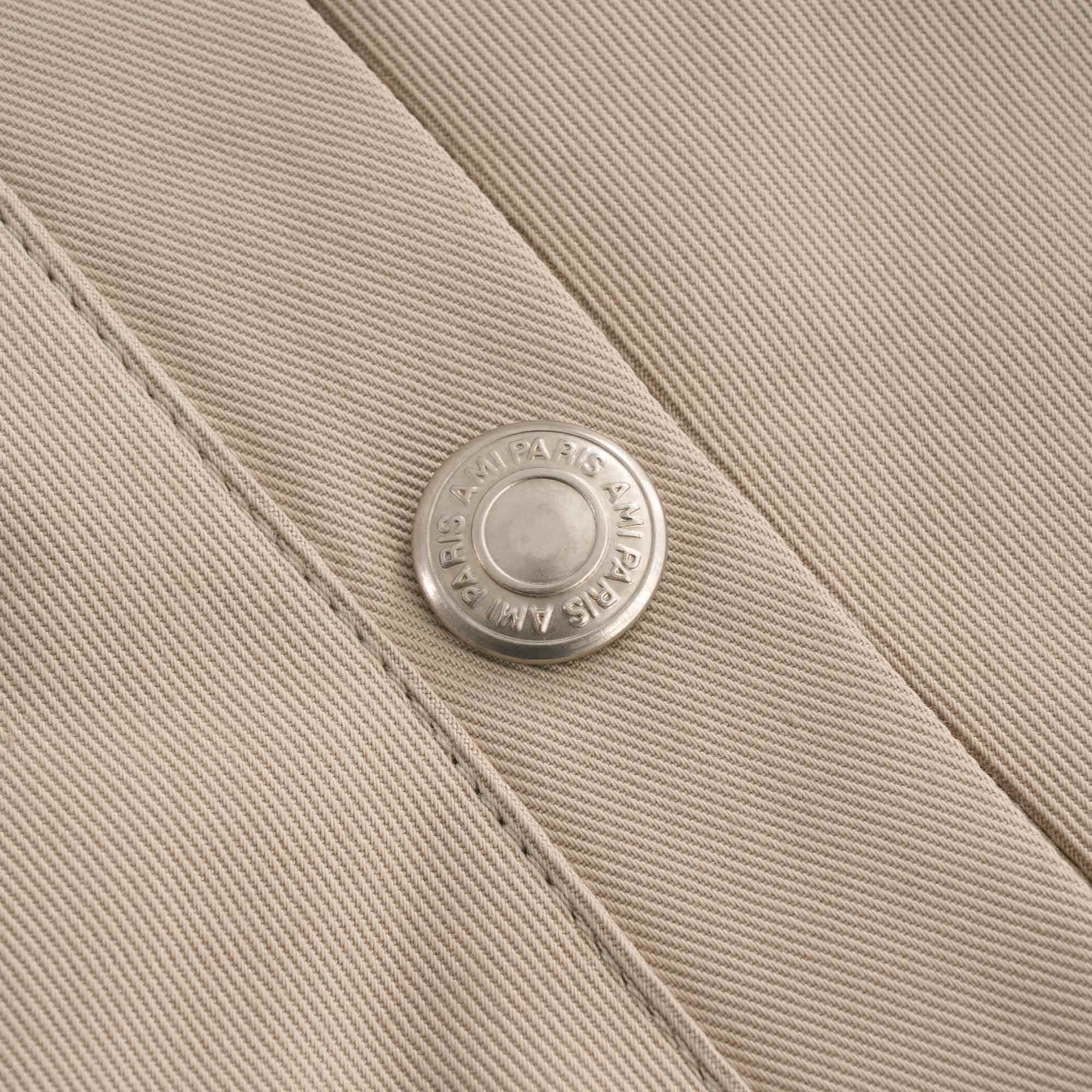 Ami De Coeur Zipped Jacket - Beige