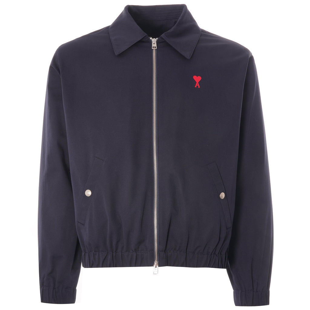 Ami De Coeur Zipped Jacket - Navy