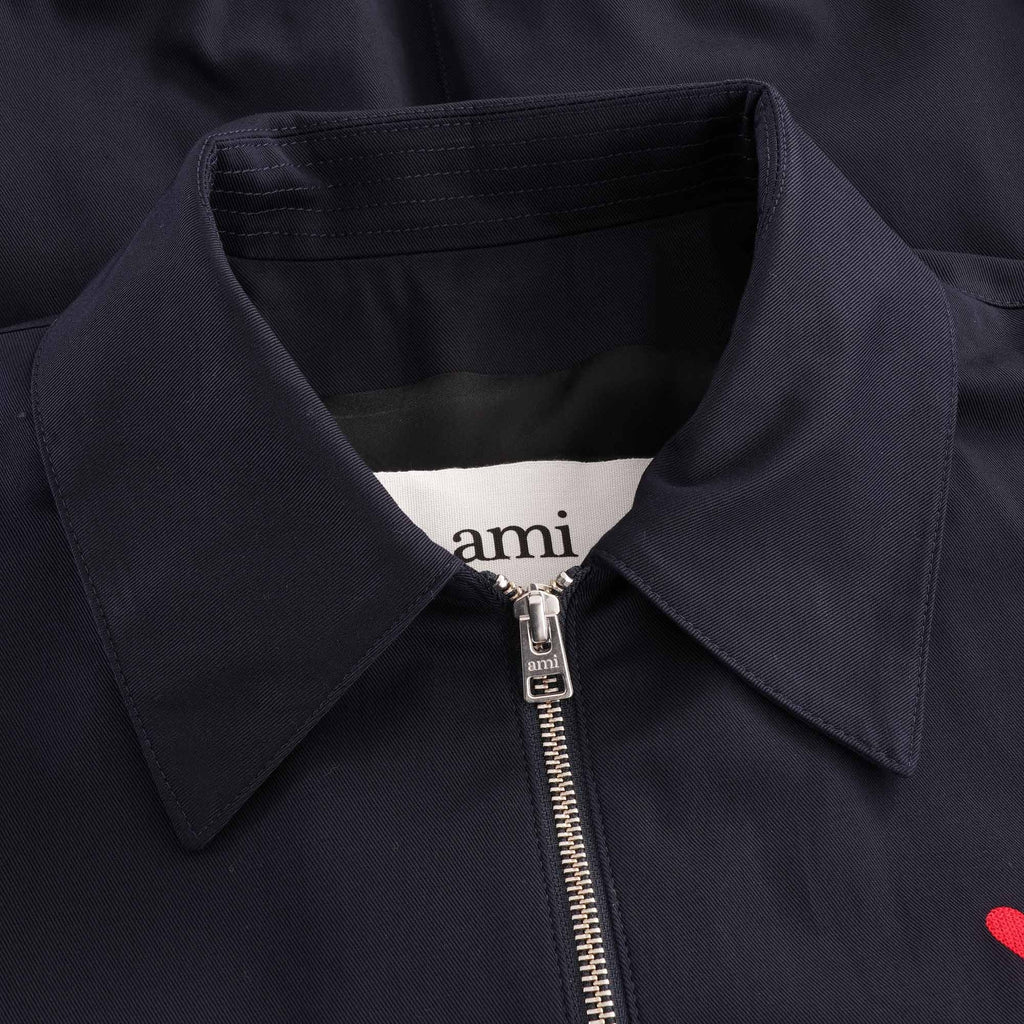 Ami De Coeur Zipped Jacket - Navy