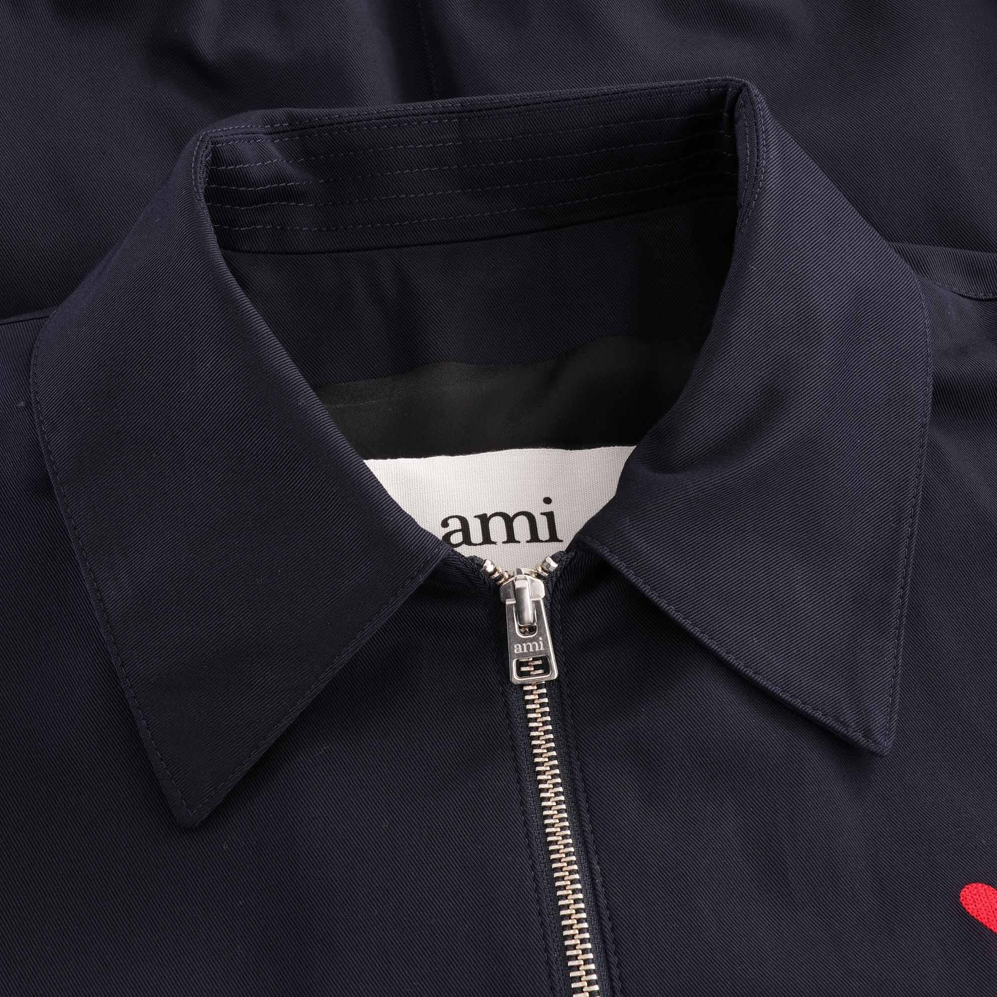 Ami De Coeur Zipped Jacket - Navy