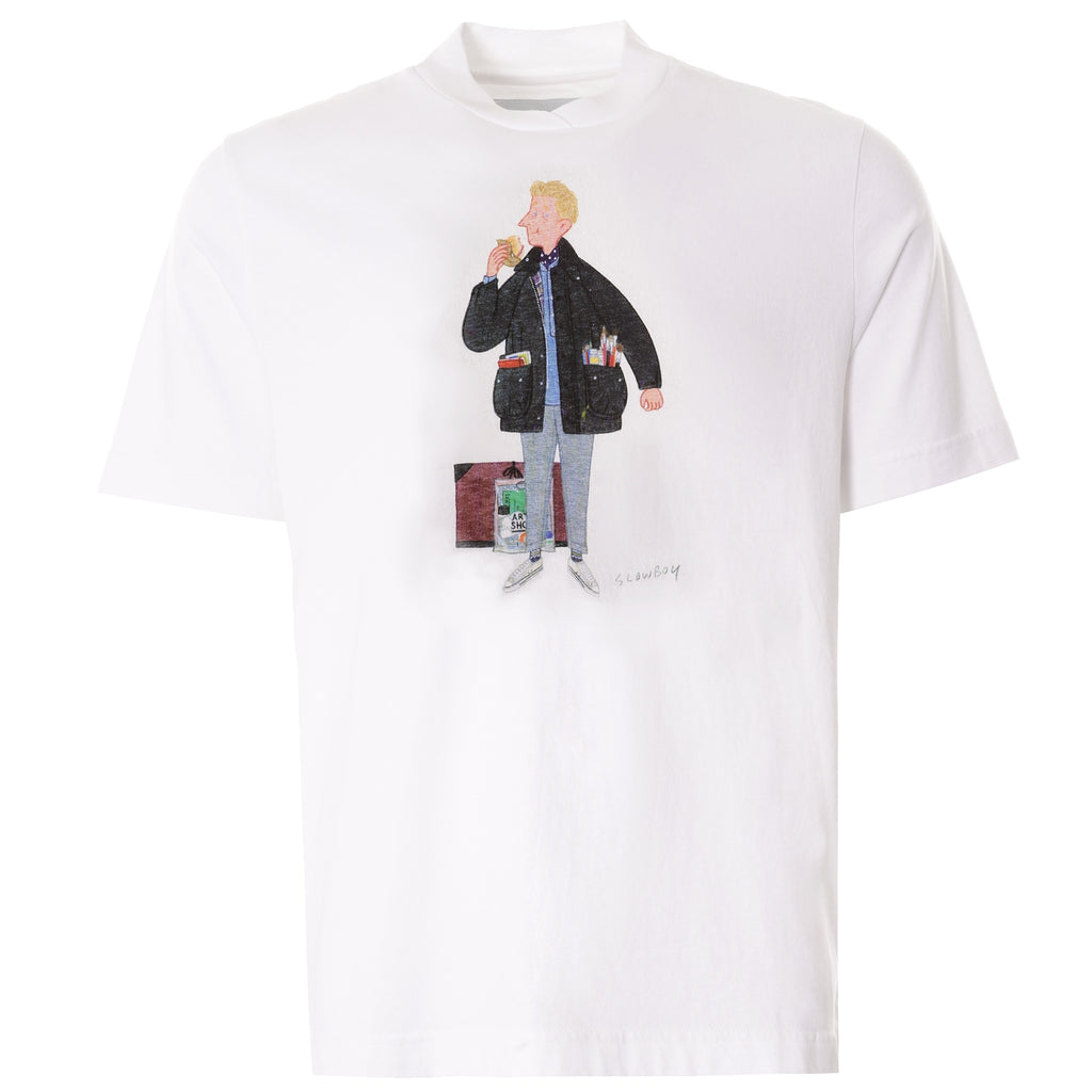 Barbour x Mr Slowboy Artist Tee - White