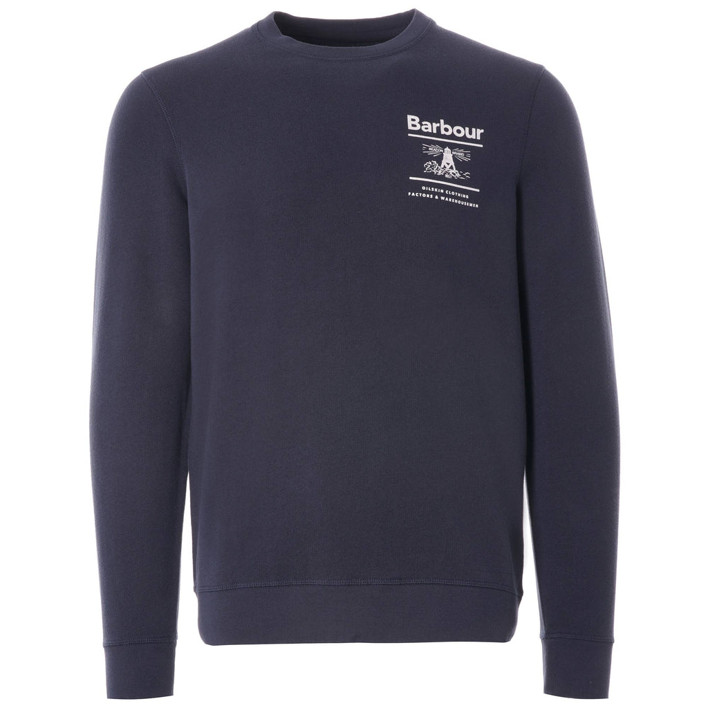 Reed Crew Neck Jumper - Navy