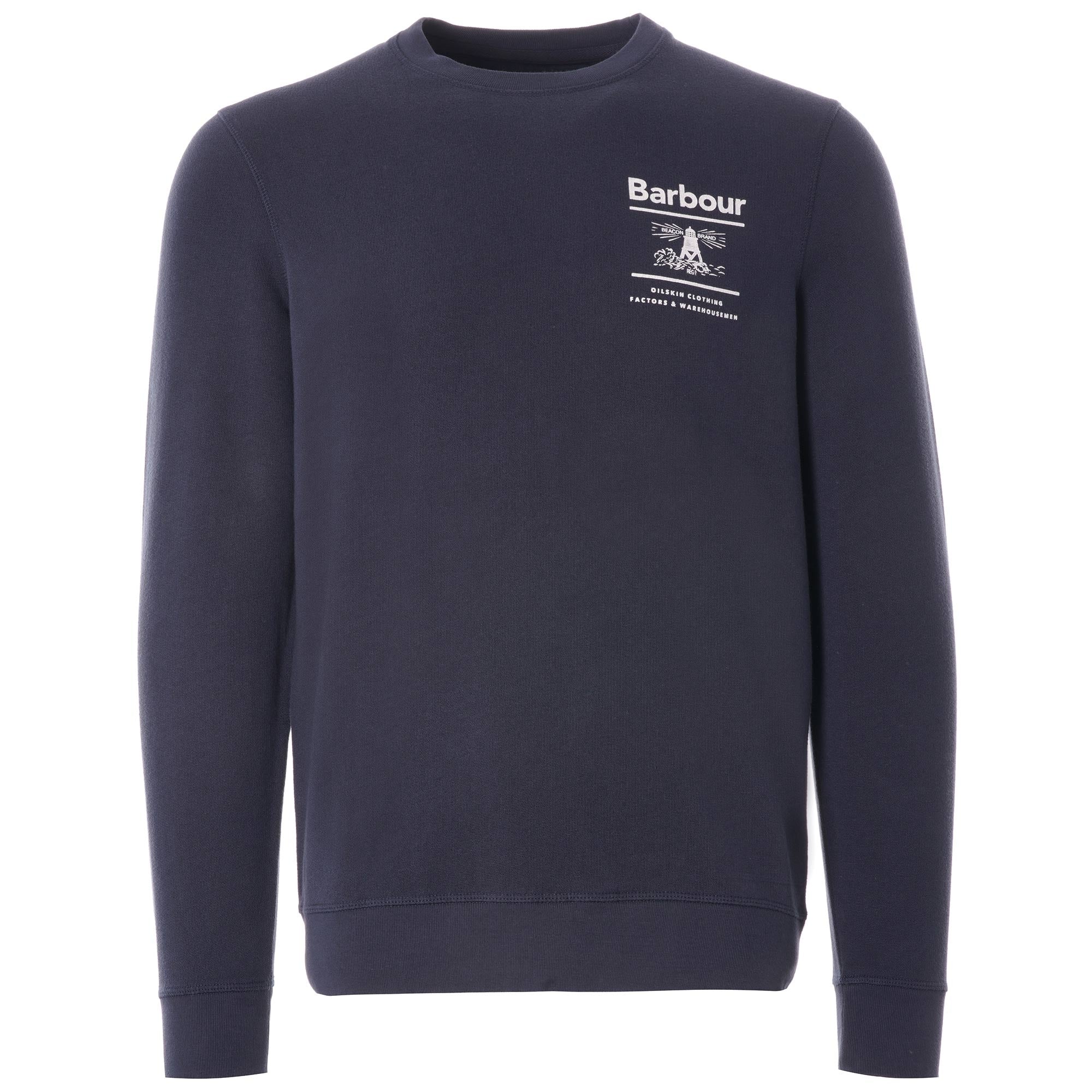 Reed Crew Neck Jumper - Navy
