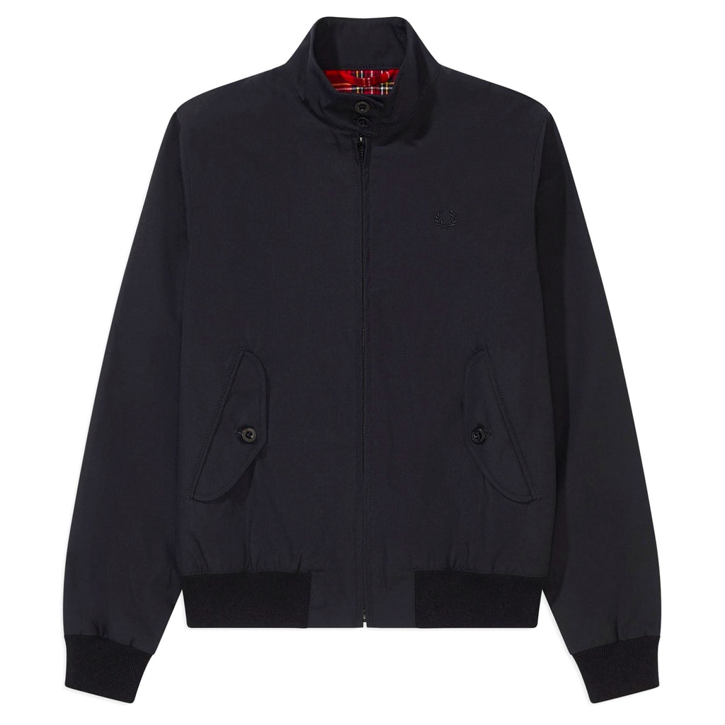 Fred Perry Womens Made in England Harrington Jacket - Black