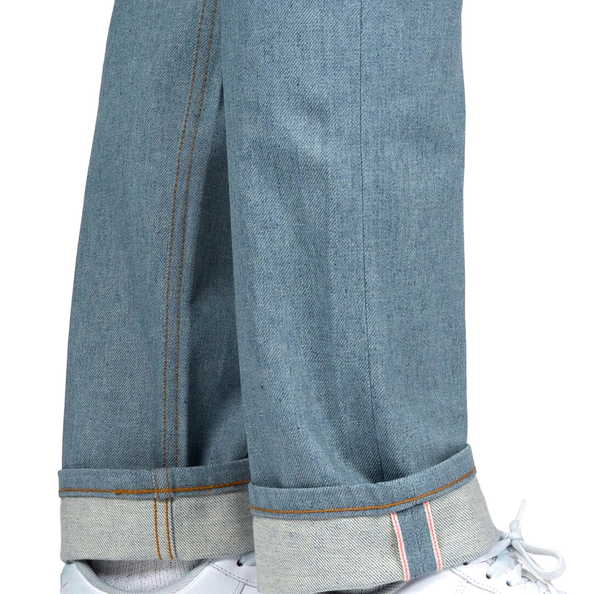 Weird Guy Recycled Selvedge Jeans - Stone Blue