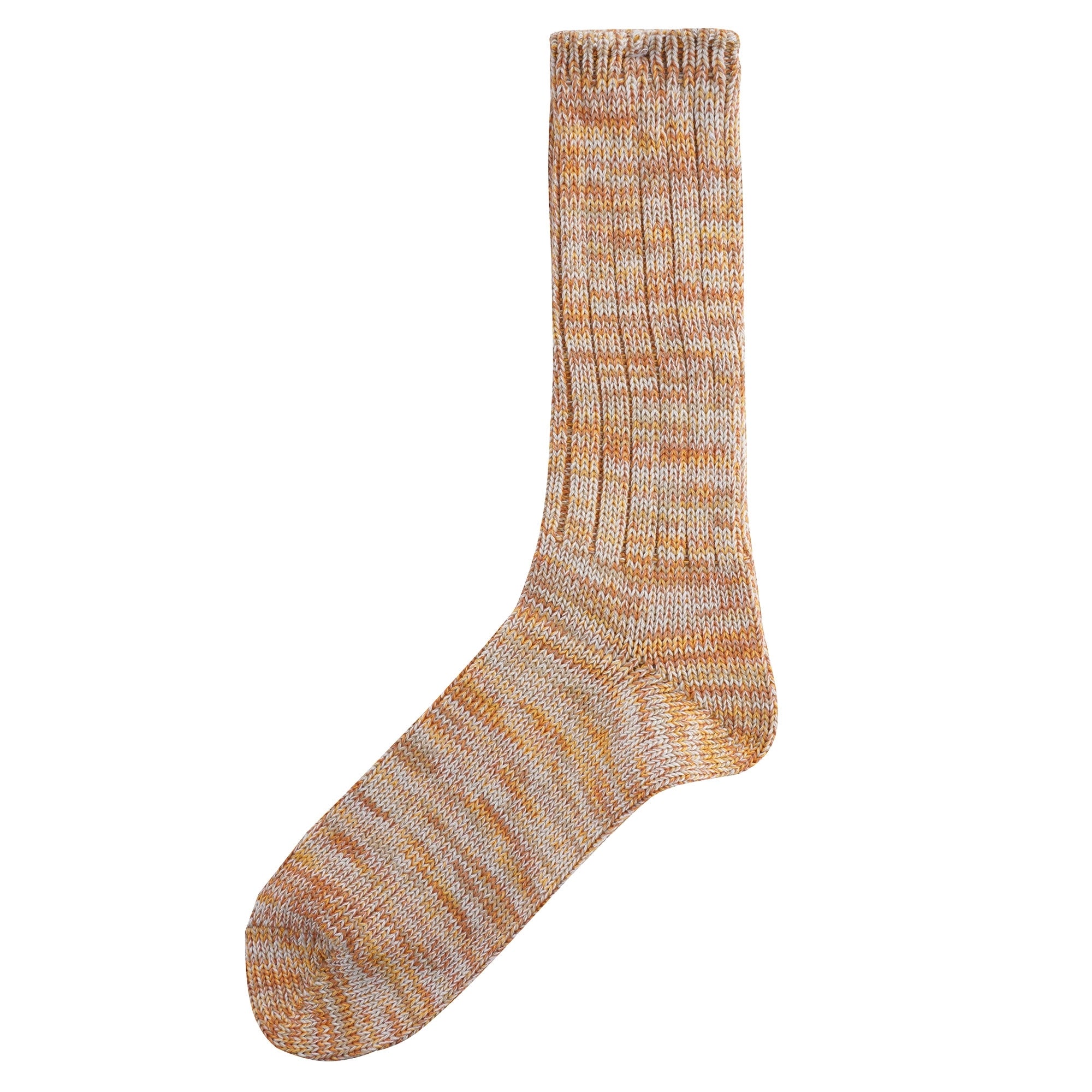 5 Colour Mix Crew Sock - Gold
