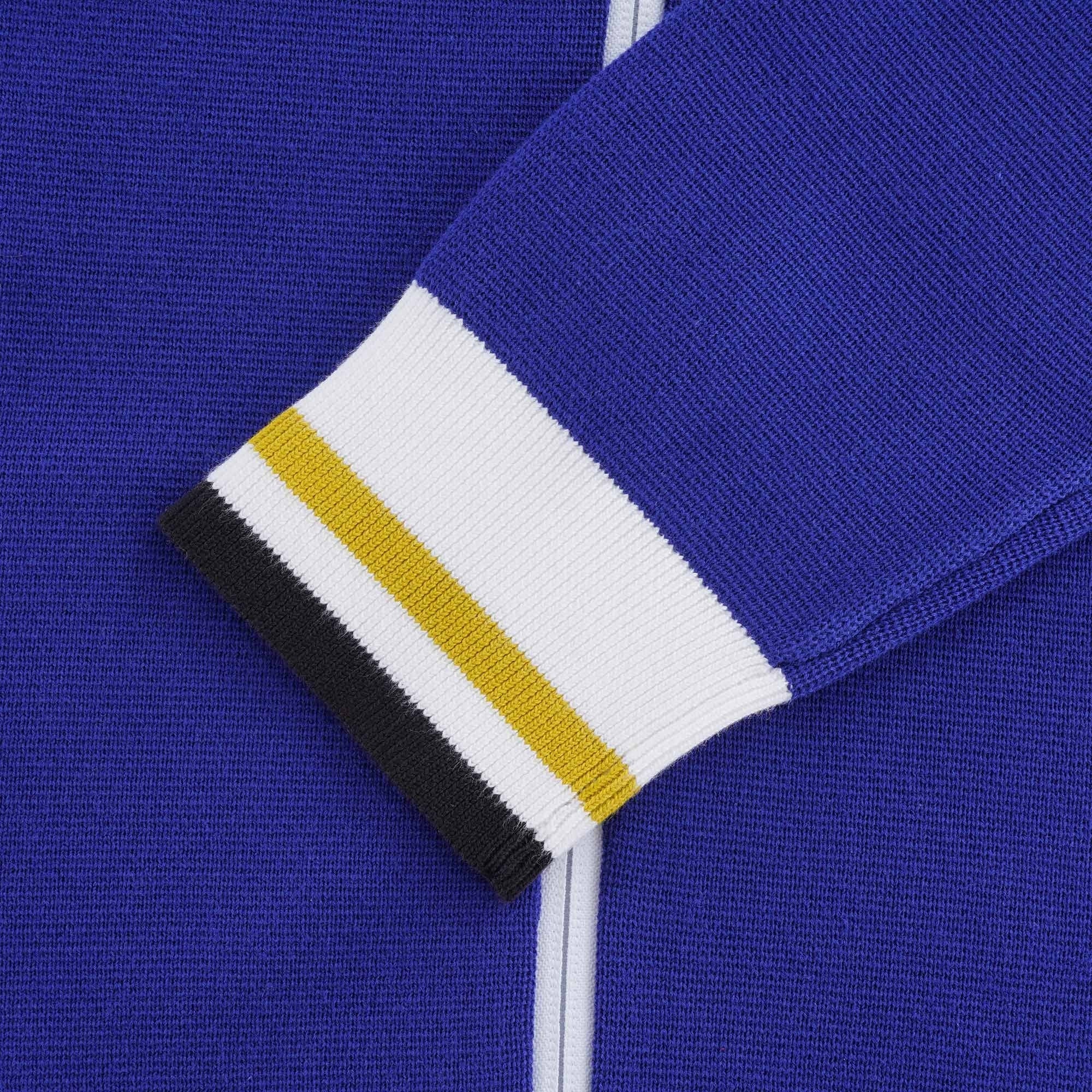 PS Happy' Cotton Zip Top - Indigo