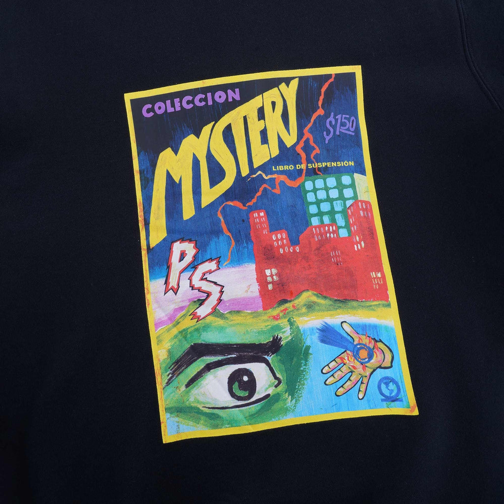 Pulp' Print Cotton Sweatshirt - Black